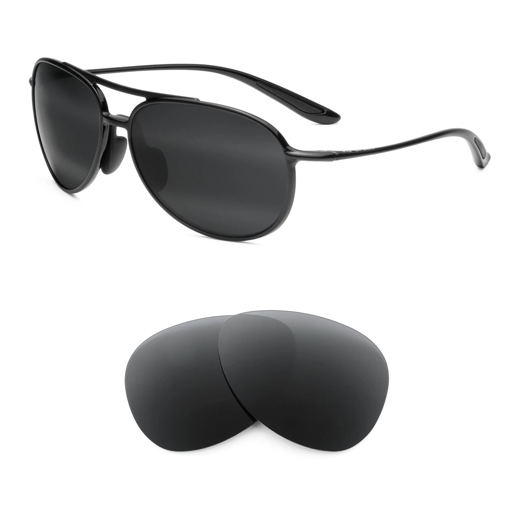 Revant Replacement Lenses for Maui Jim Alelele Bridge MJ438