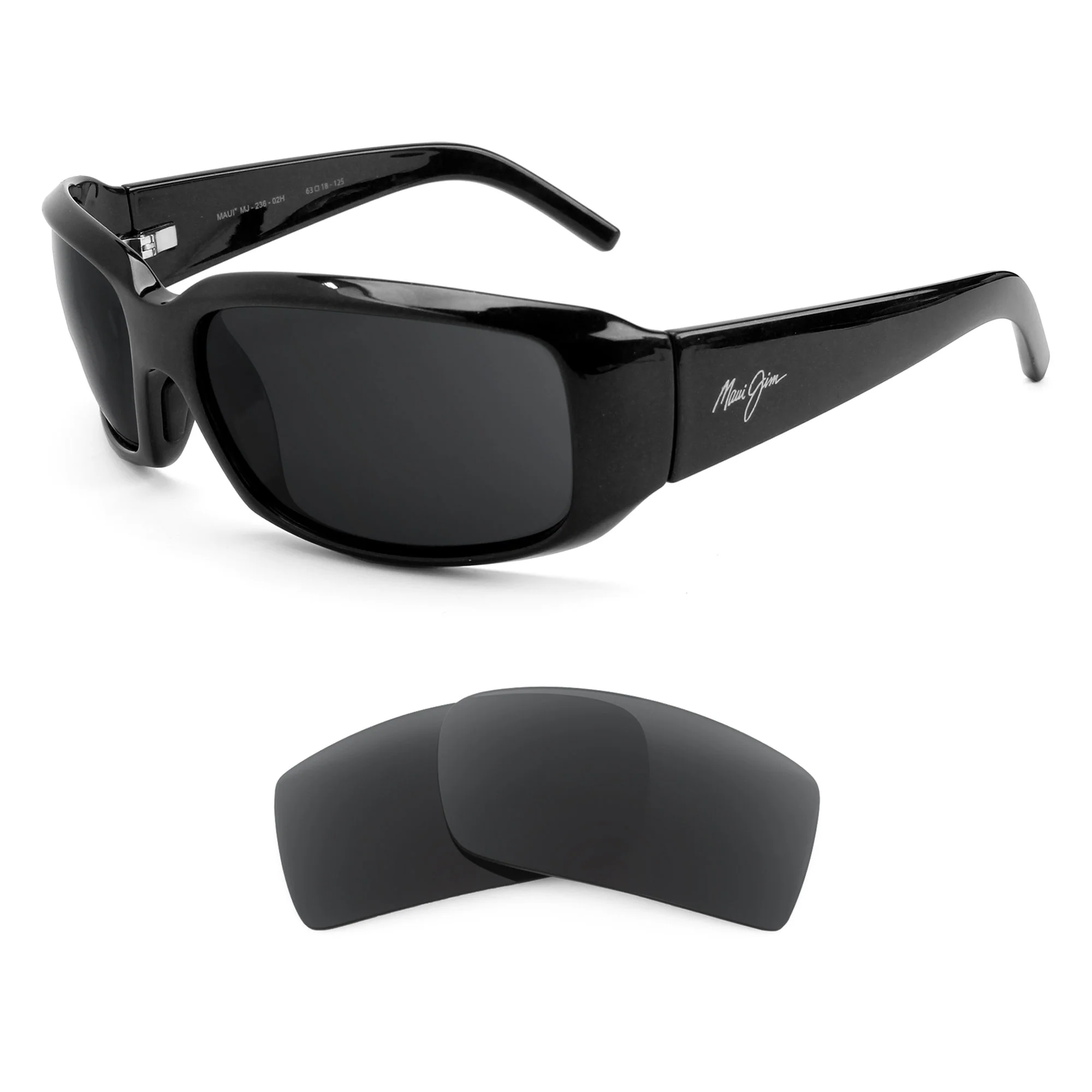 Revant Replacement Lenses for Maui Jim Blue Water MJ236