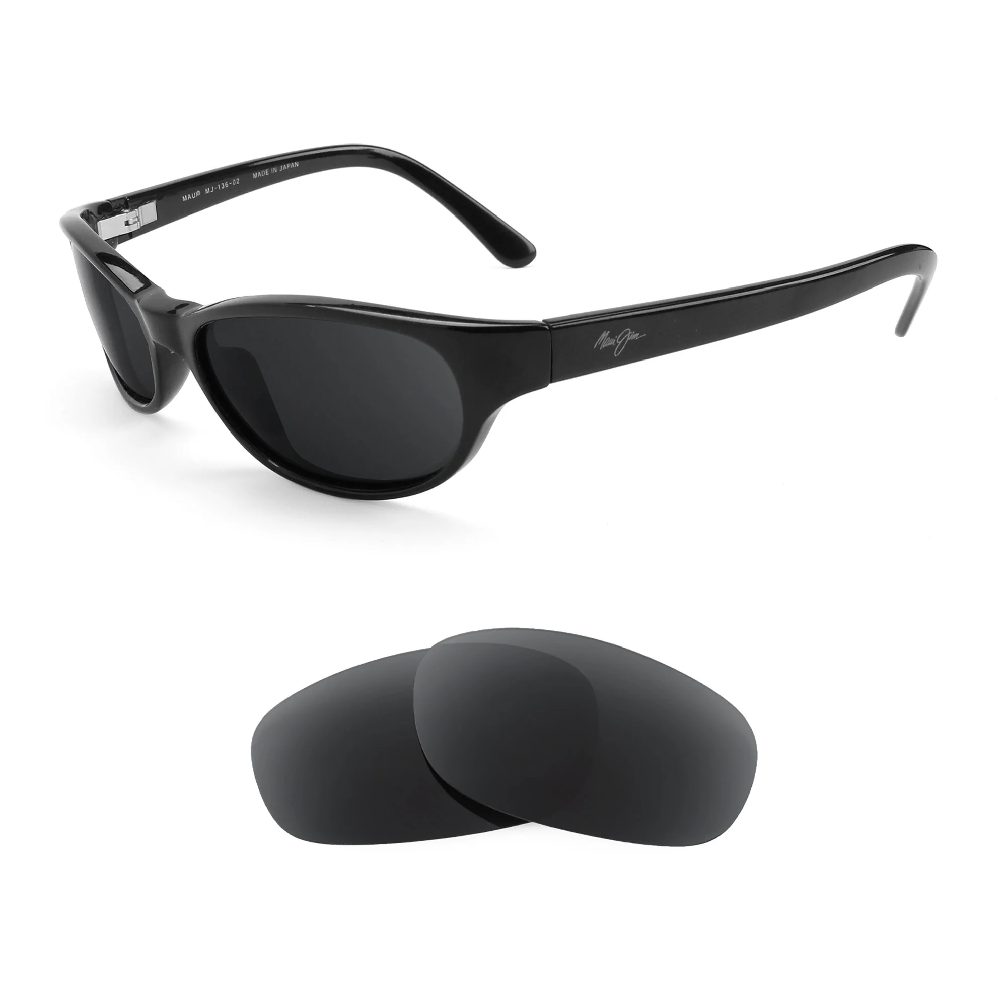 Revant Replacement Lenses for Maui Jim Cyclone MJ136