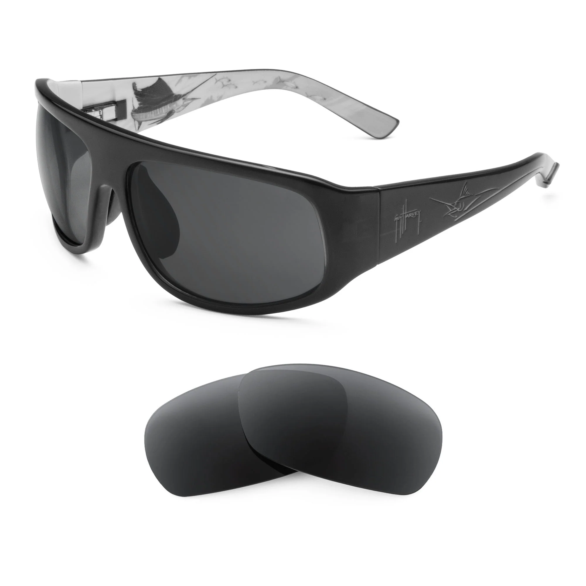 Revant Replacement Lenses for Maui Jim Guy Harvey Sailfish MJ233