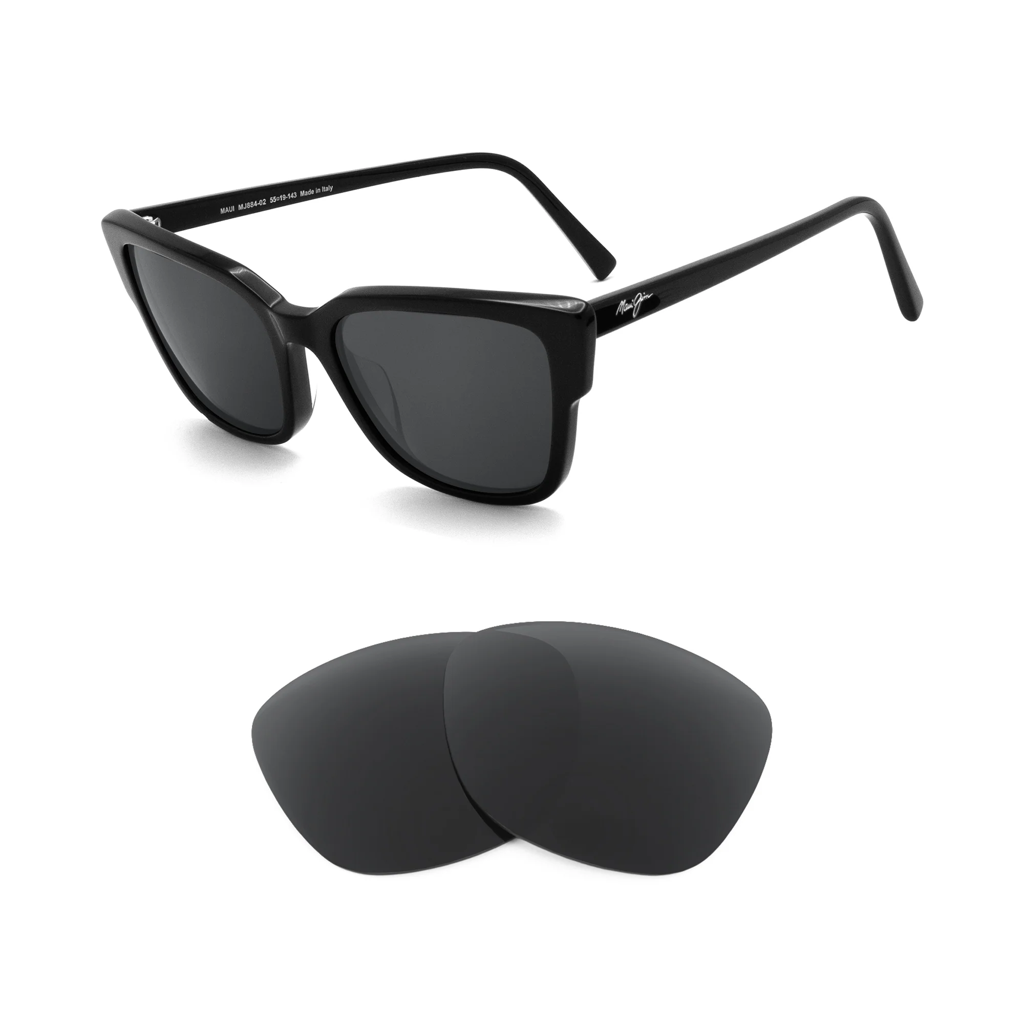 Revant Replacement Lenses for Maui Jim Kou MJ884