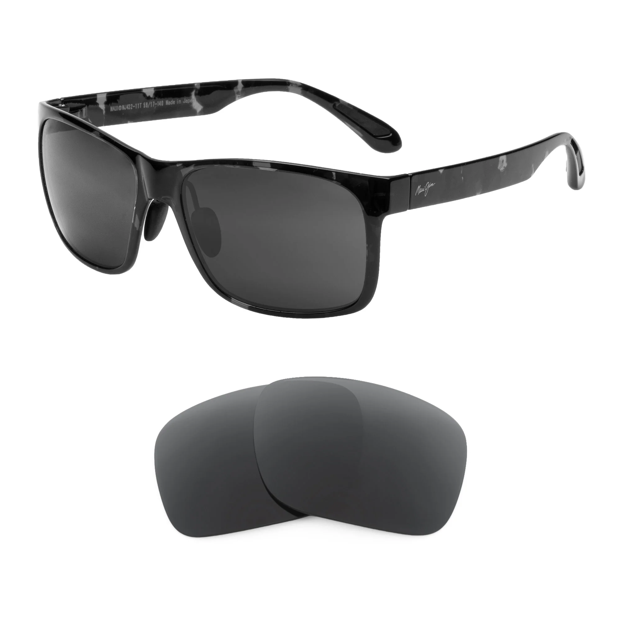 Revant Replacement Lenses for Maui Jim Red Sands MJ432