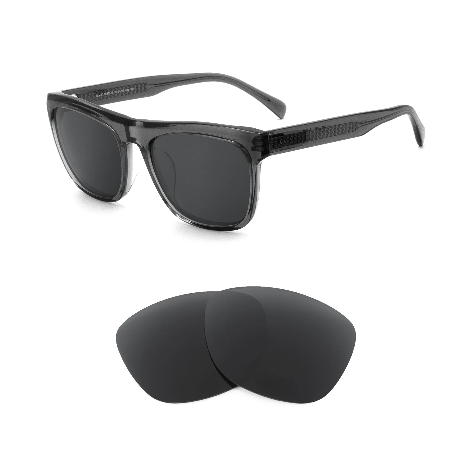 Revant Replacement Lenses for Maui Jim S-Turns MJ872