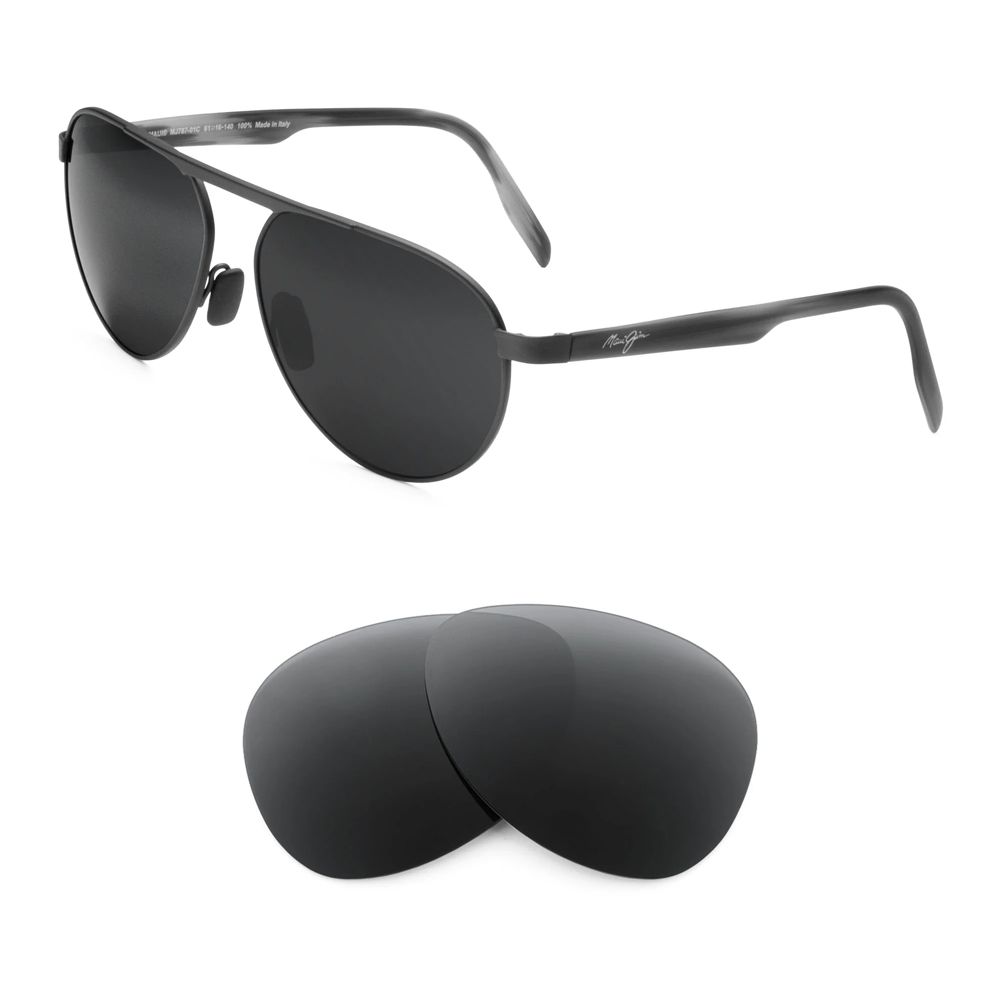 Revant Replacement Lenses for Maui Jim Swinging Bridges MJ787