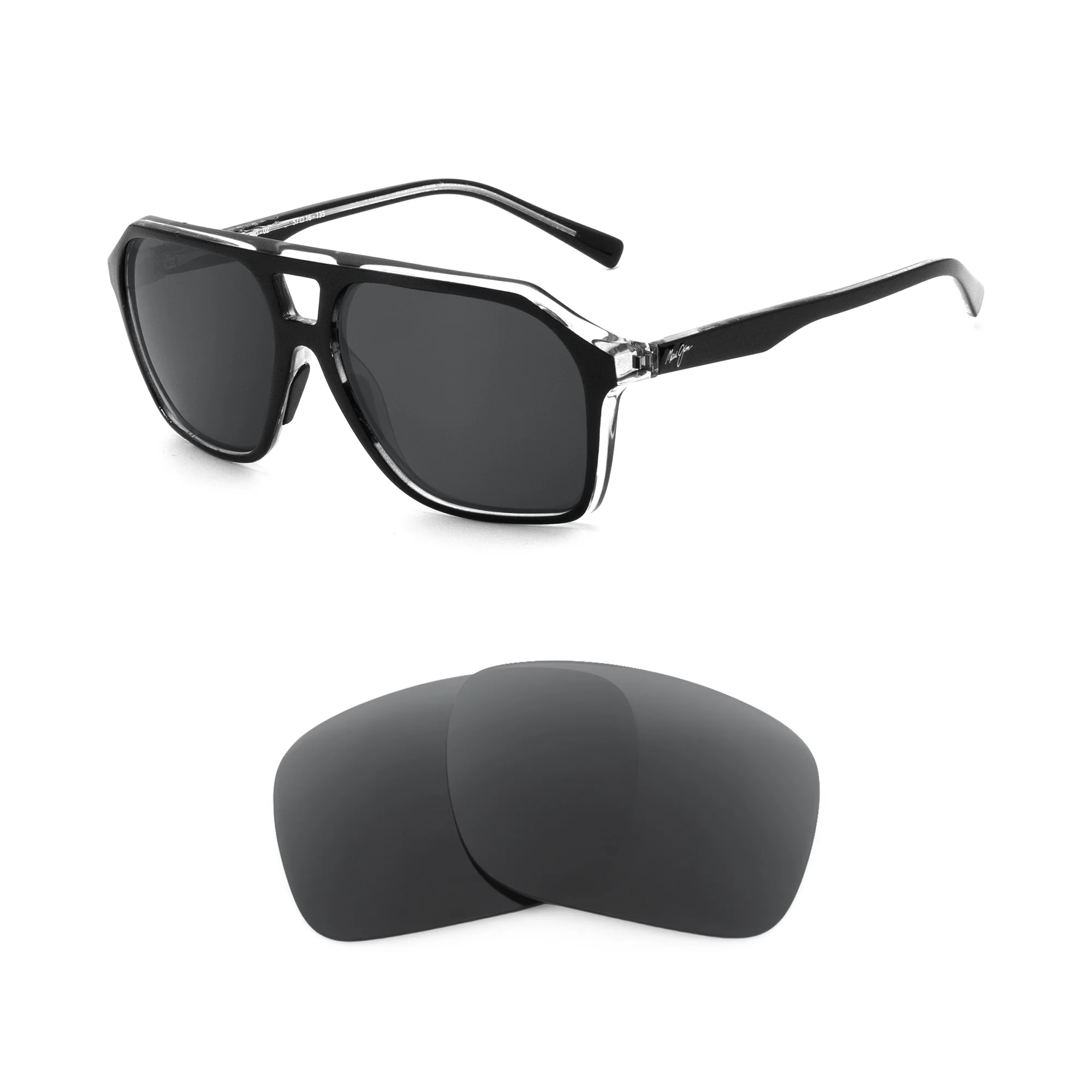 Revant Replacement Lenses for Maui Jim Wedges MJ880