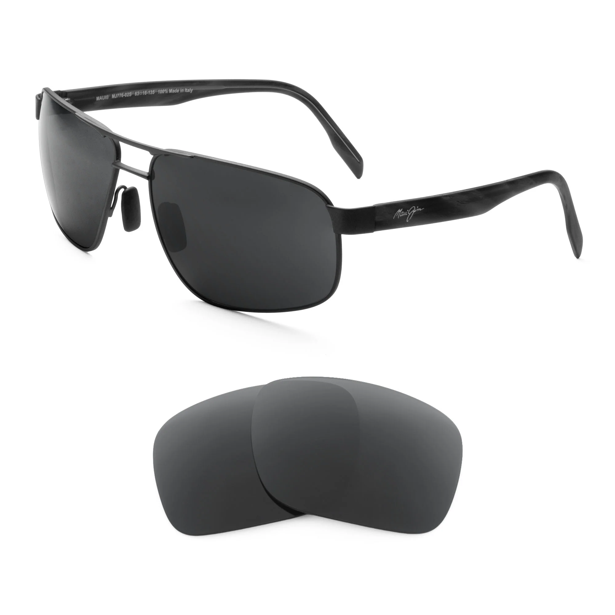 Revant Replacement Lenses for Maui Jim Whitehaven MJ776