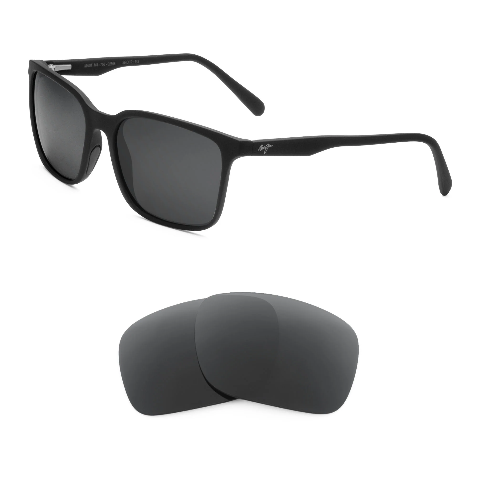 Revant Replacement Lenses for Maui Jim Wild Coast MJ756