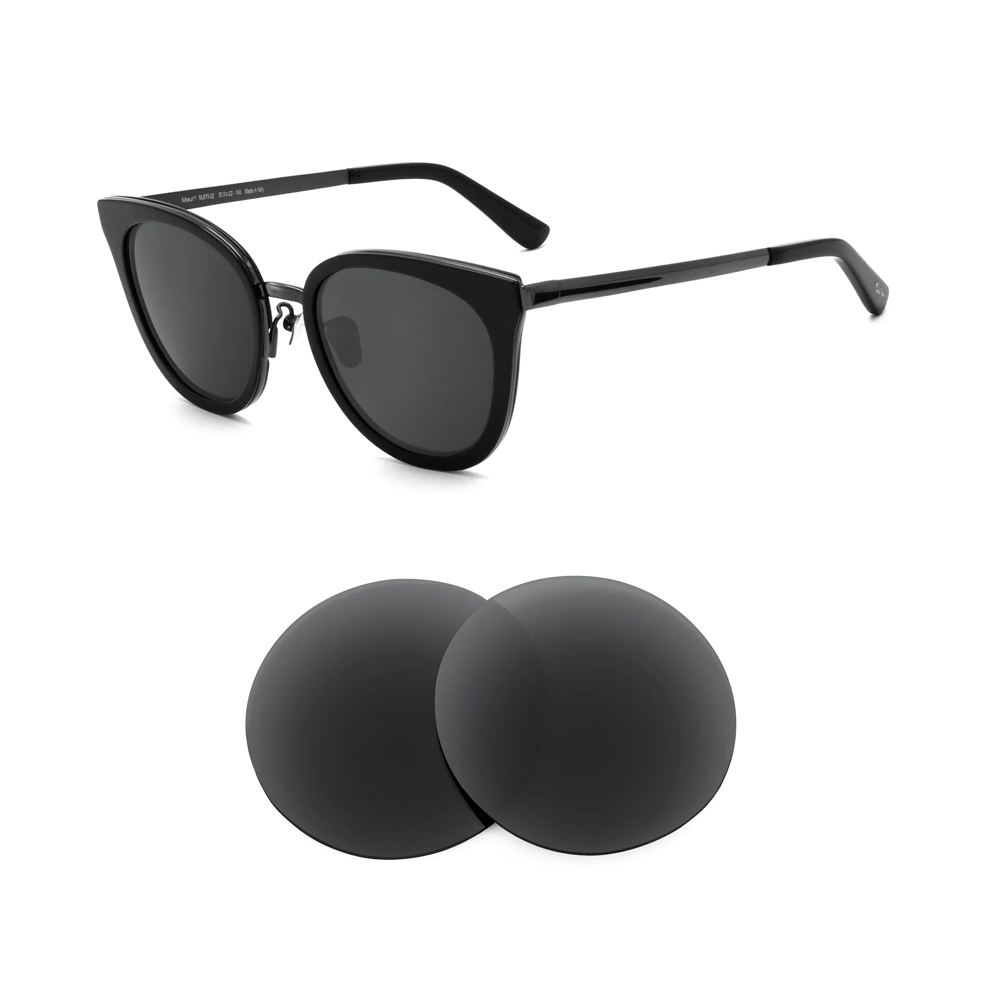 Revant Replacement Lenses for Maui Jim Wood Rose MJ870