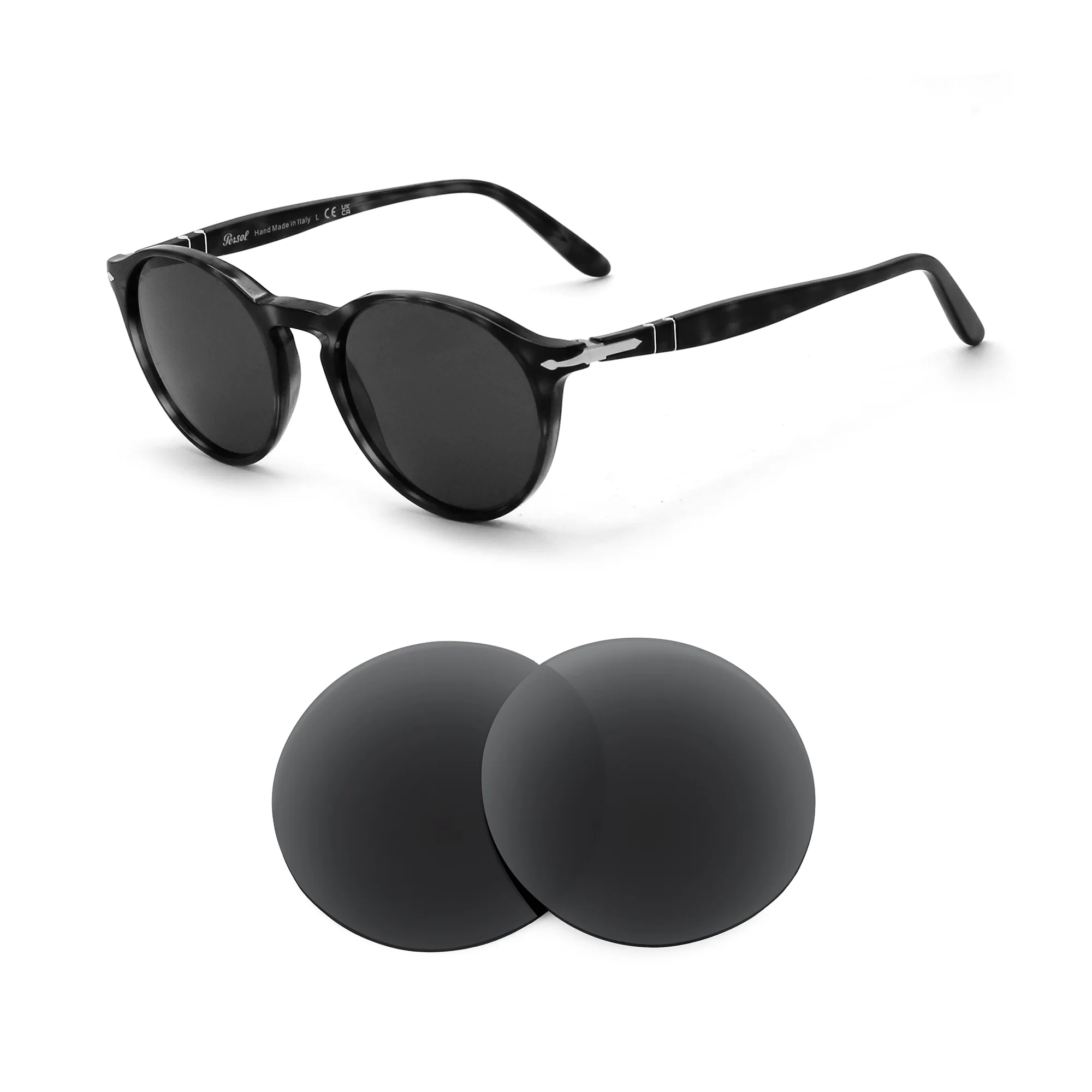 Revant Replacement Lenses for Persol PO3092SM 52mm