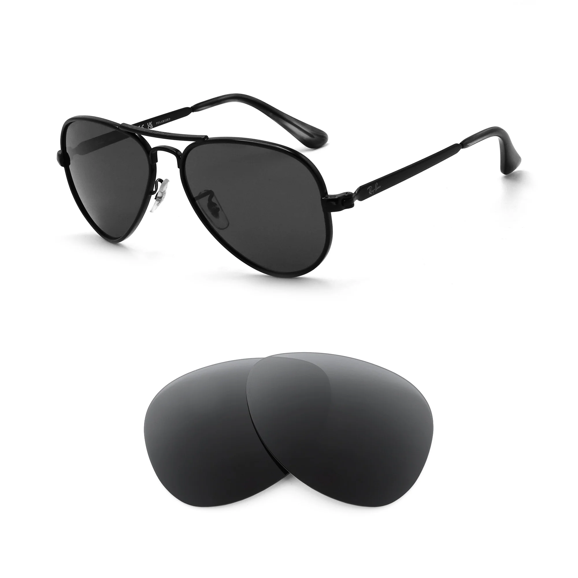 Revant Replacement Lenses for Ray-Ban Aviator Max RB3925 58mm
