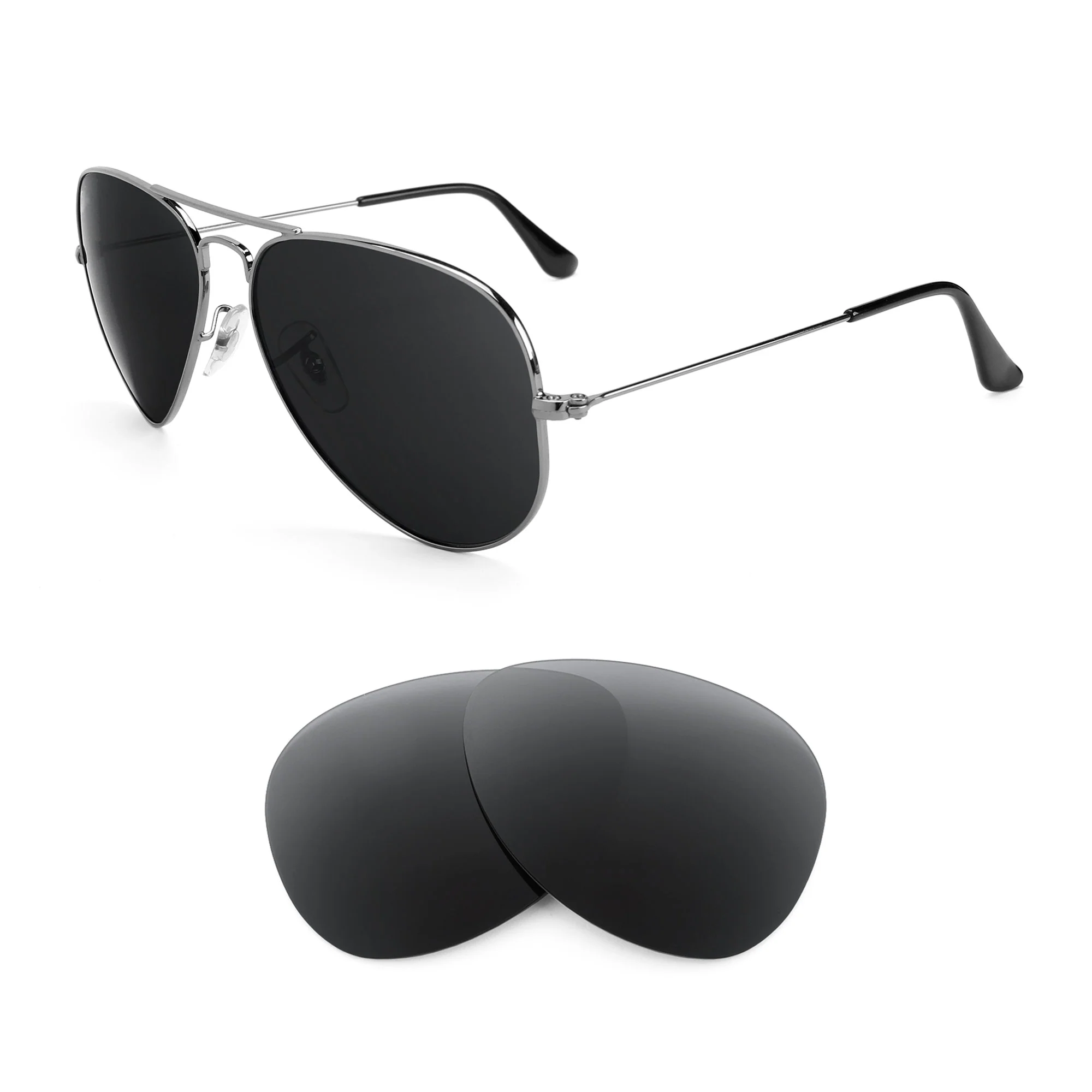 Revant Replacement Lenses for Ray-Ban Aviator RB3025 58mm