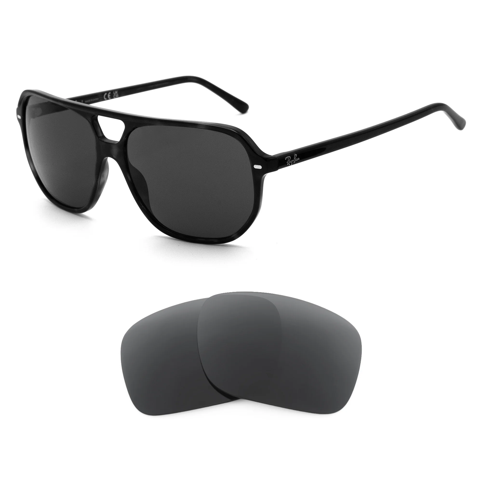 Revant Replacement Lenses for Ray-Ban Bill One RB2205 60mm