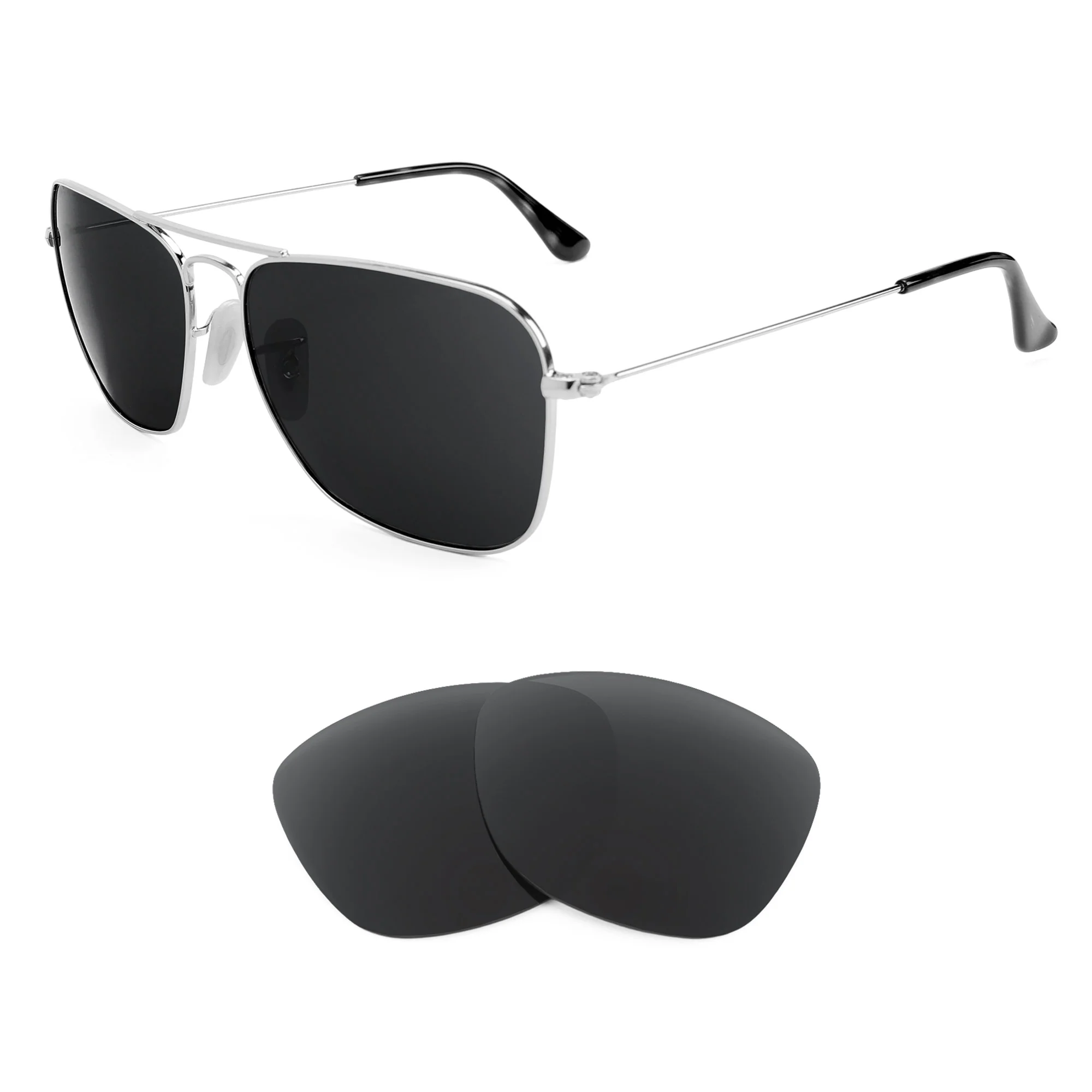 Revant Replacement Lenses for Ray-Ban Caravan RB3136 58mm