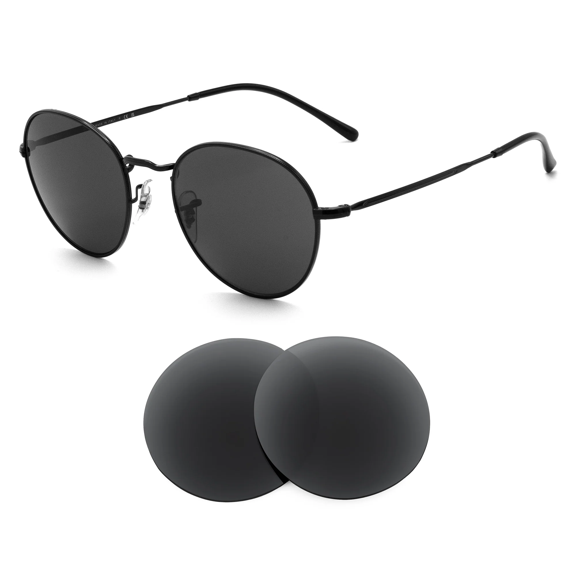 Revant Replacement Lenses for Ray-Ban David RB3582 51mm