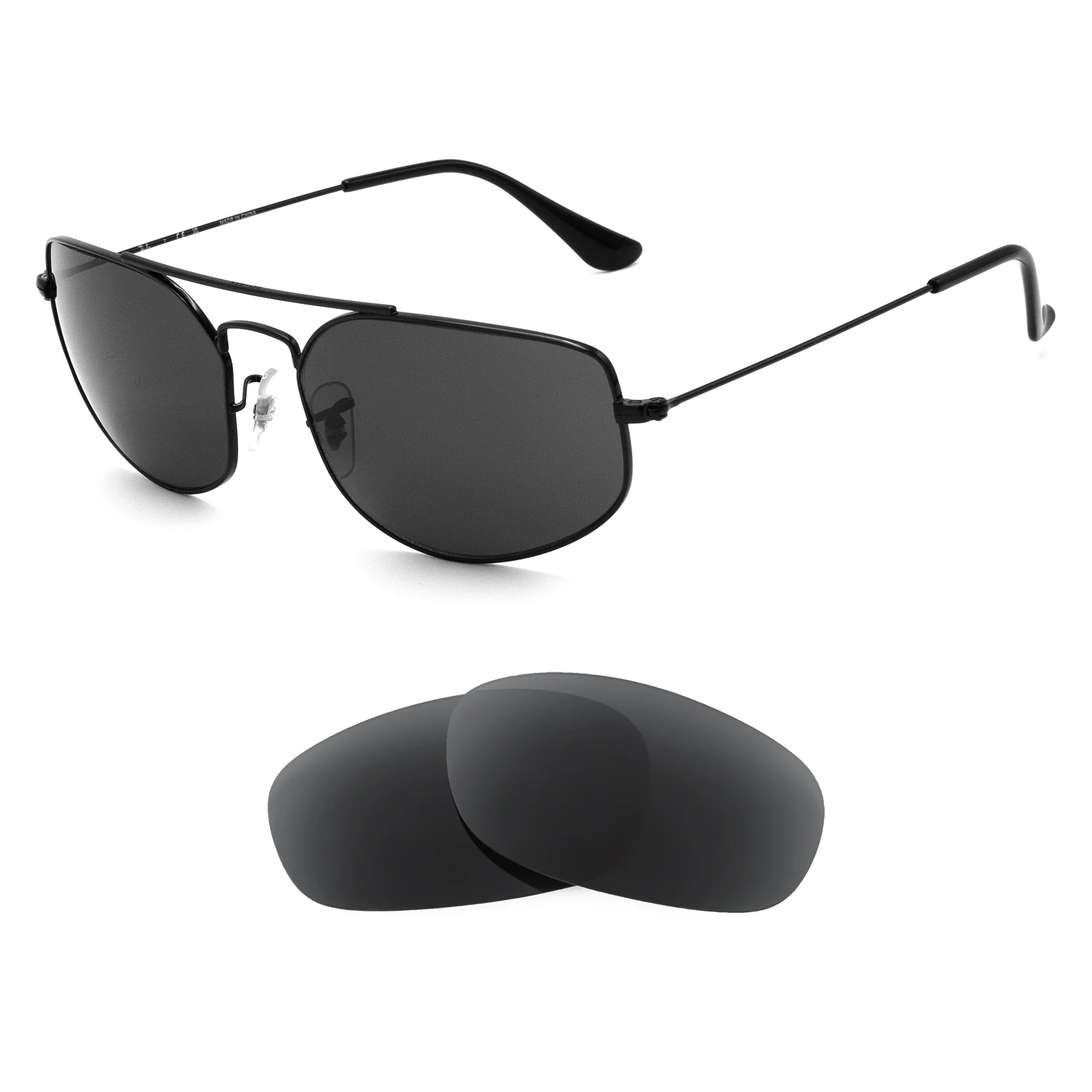 Revant Replacement Lenses for Ray-Ban Explorer V RB3845 60mm