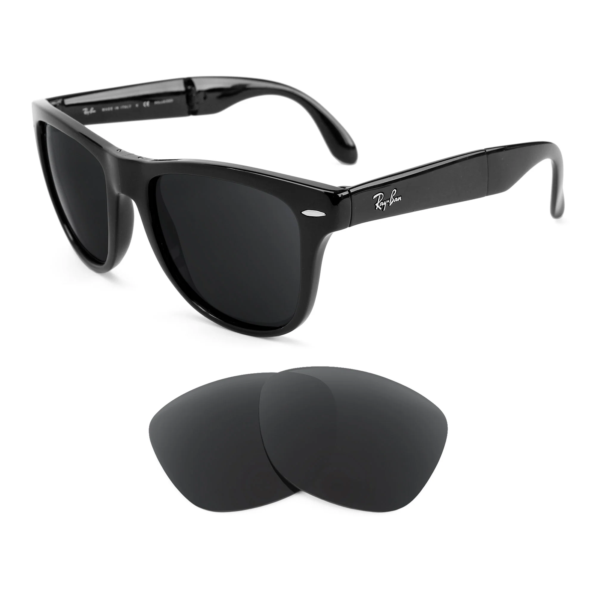 Revant Replacement Lenses for Ray-Ban Folding Wayfarer RB4105 50mm