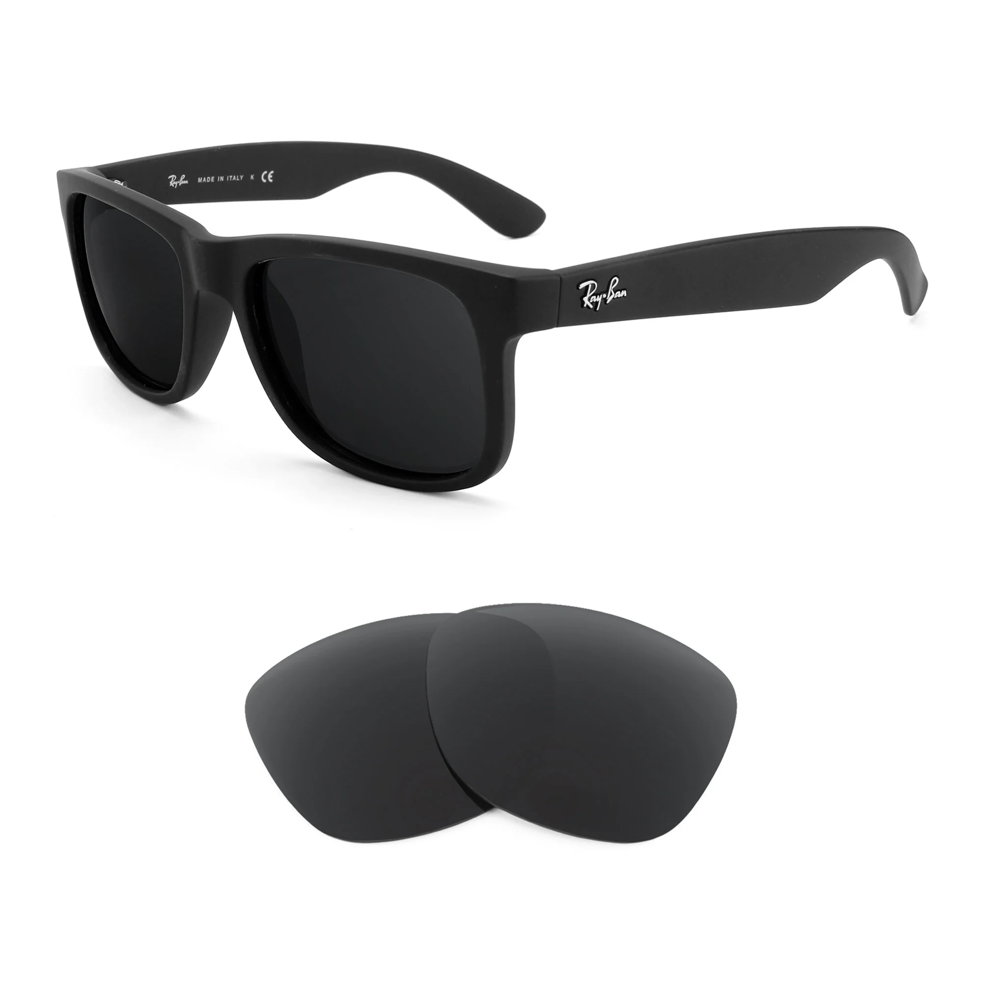Revant Replacement Lenses for Ray-Ban Justin RB4165 51mm