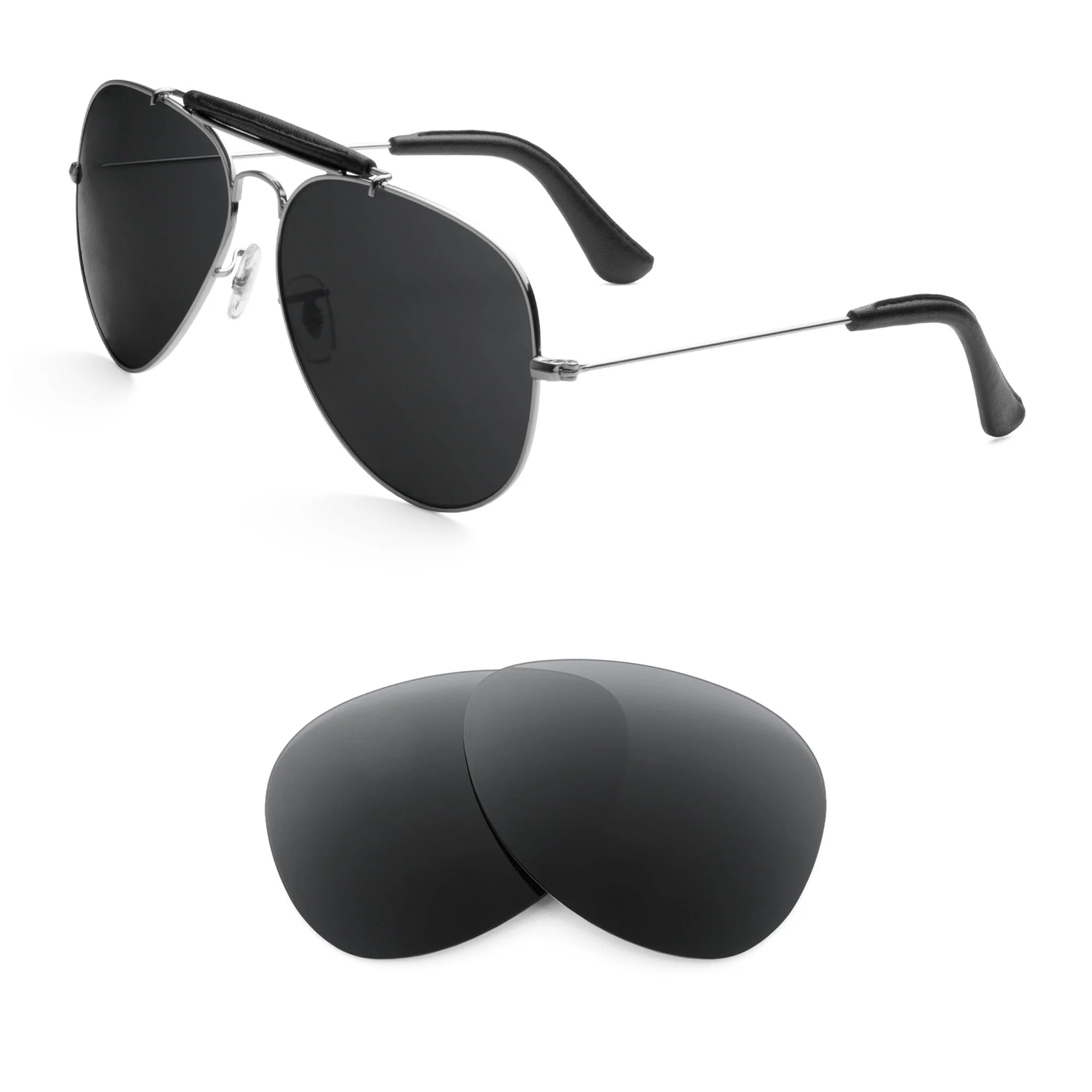Revant Replacement Lenses for Ray-Ban Outdoorsman Craft RB3422Q 58mm