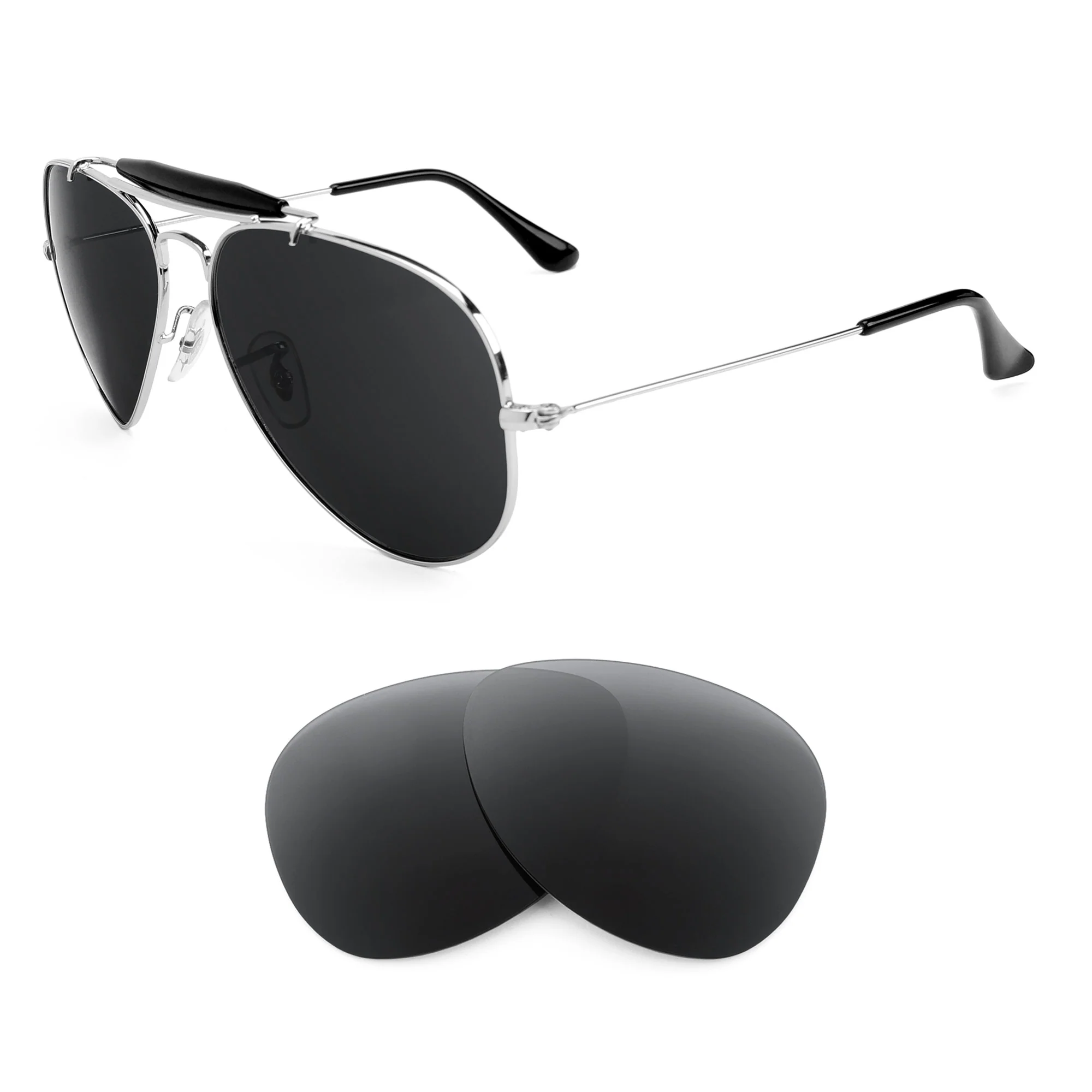 Revant Replacement Lenses for Ray-Ban Outdoorsman II Rainbow RB3407 58mm