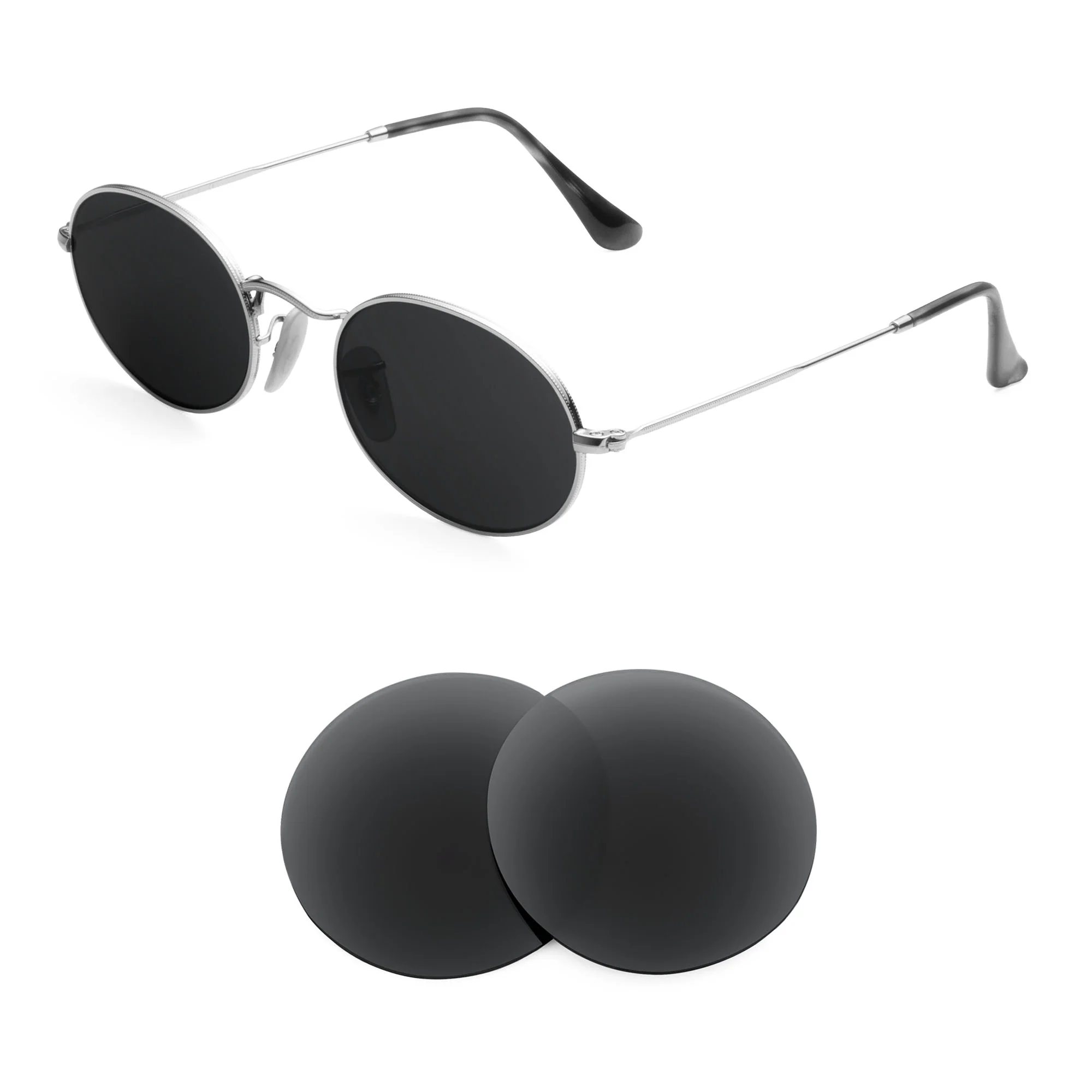 Revant Replacement Lenses for Ray-Ban Oval RB3547N 54mm