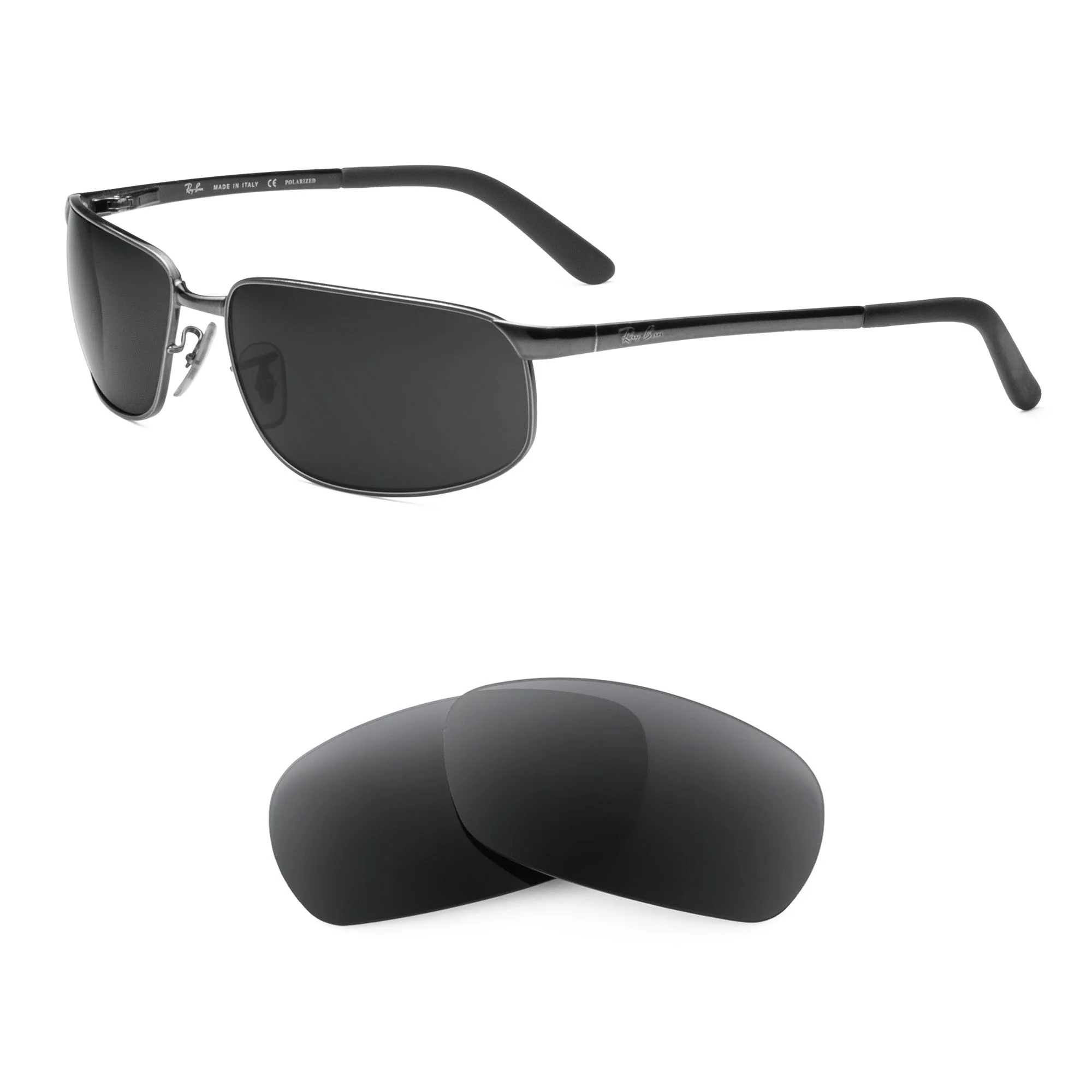 Revant Replacement Lenses for Ray-Ban RB3221 62mm