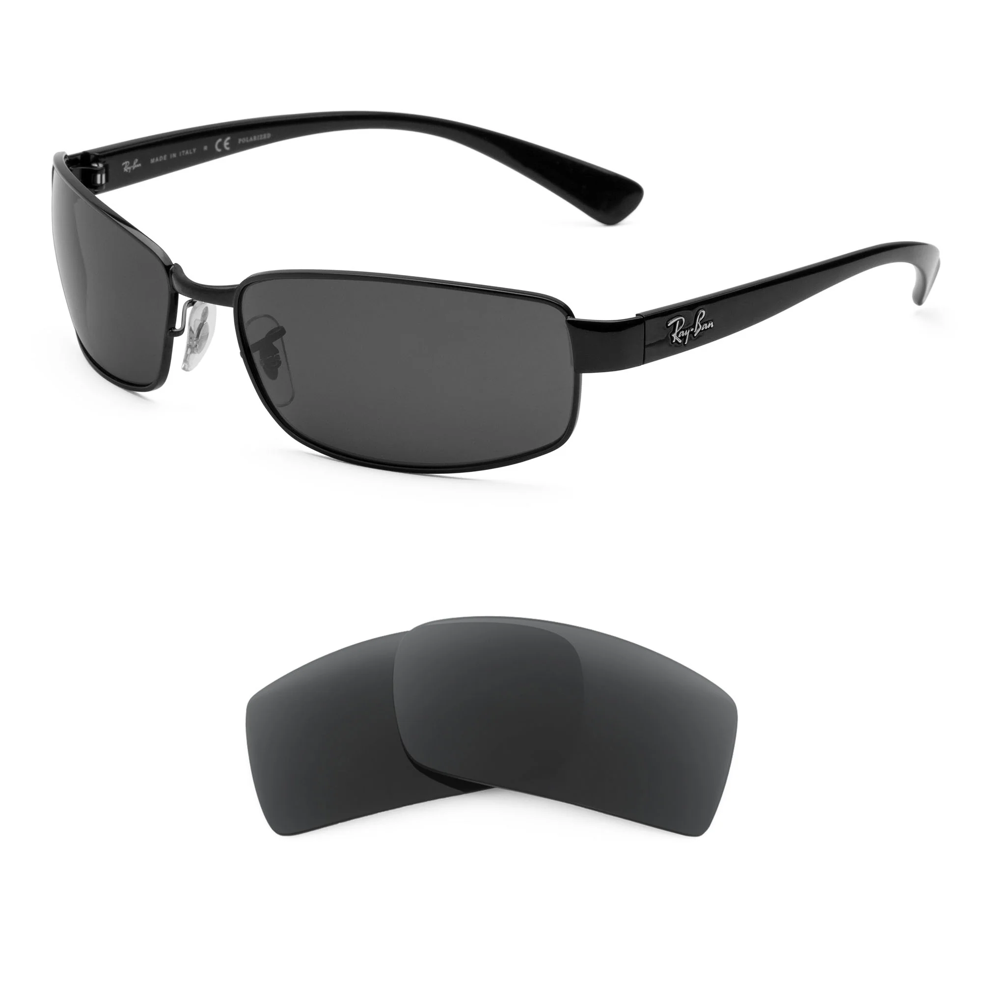 Revant Replacement Lenses for Ray-Ban RB3364 62mm