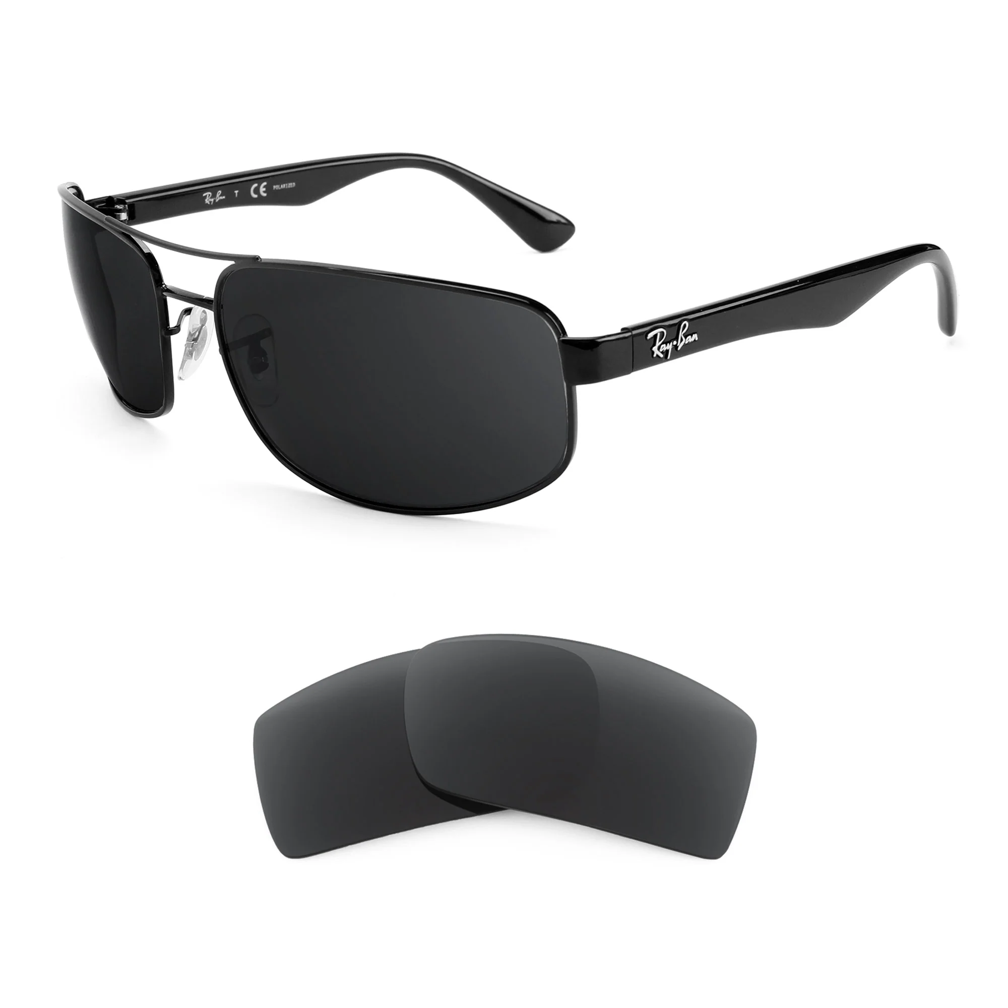 Revant Replacement Lenses for Ray-Ban RB3445 64mm