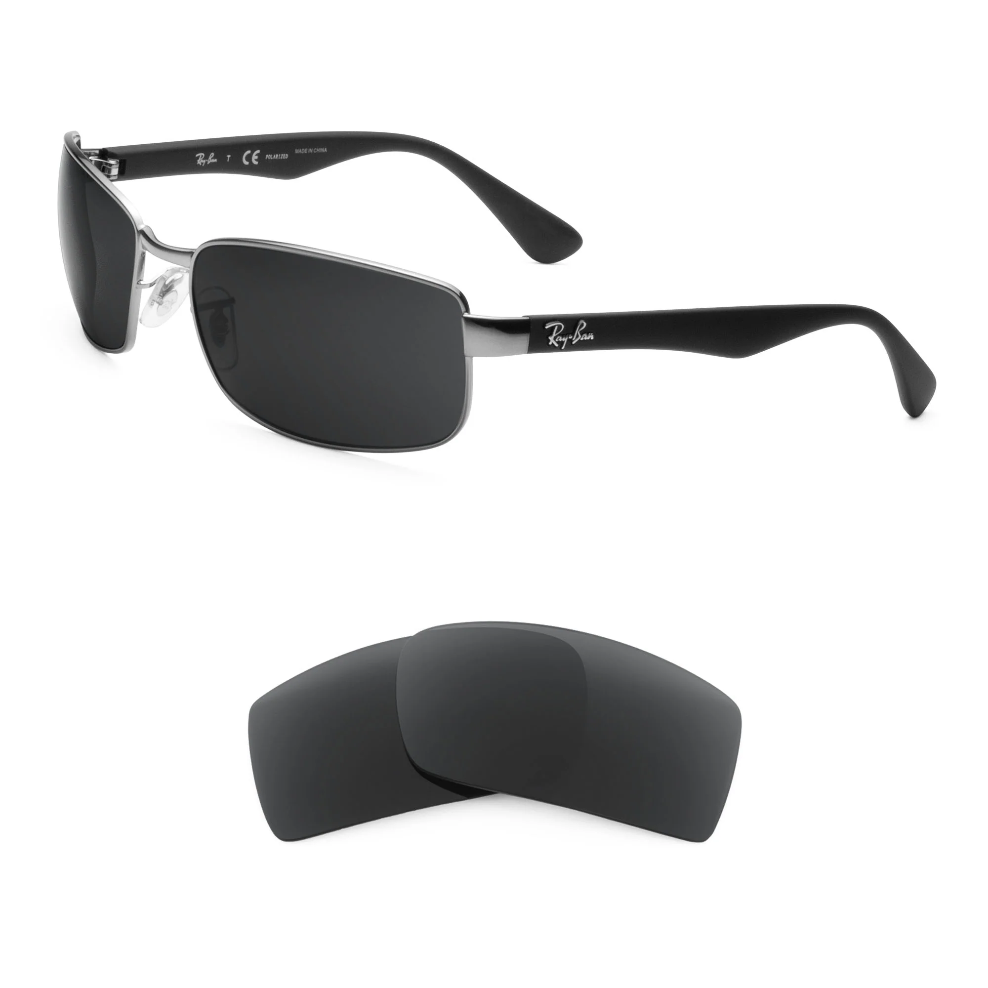 Revant Replacement Lenses for Ray-Ban RB3478 60mm
