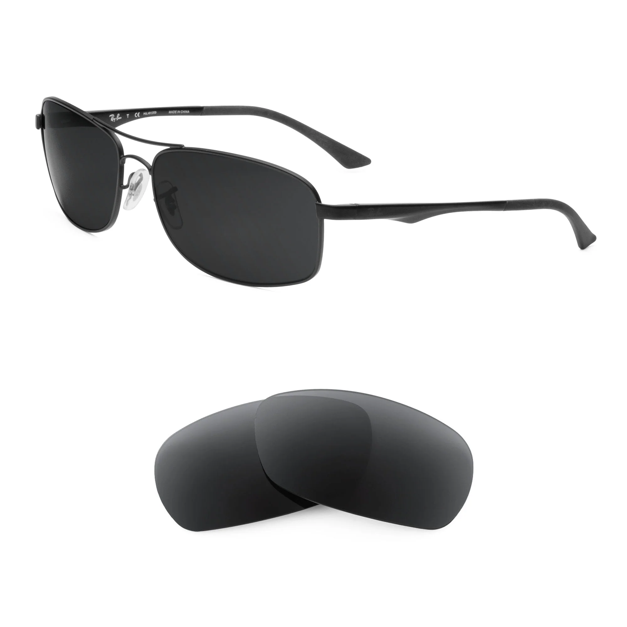 Revant Replacement Lenses for Ray-Ban RB3484 60mm