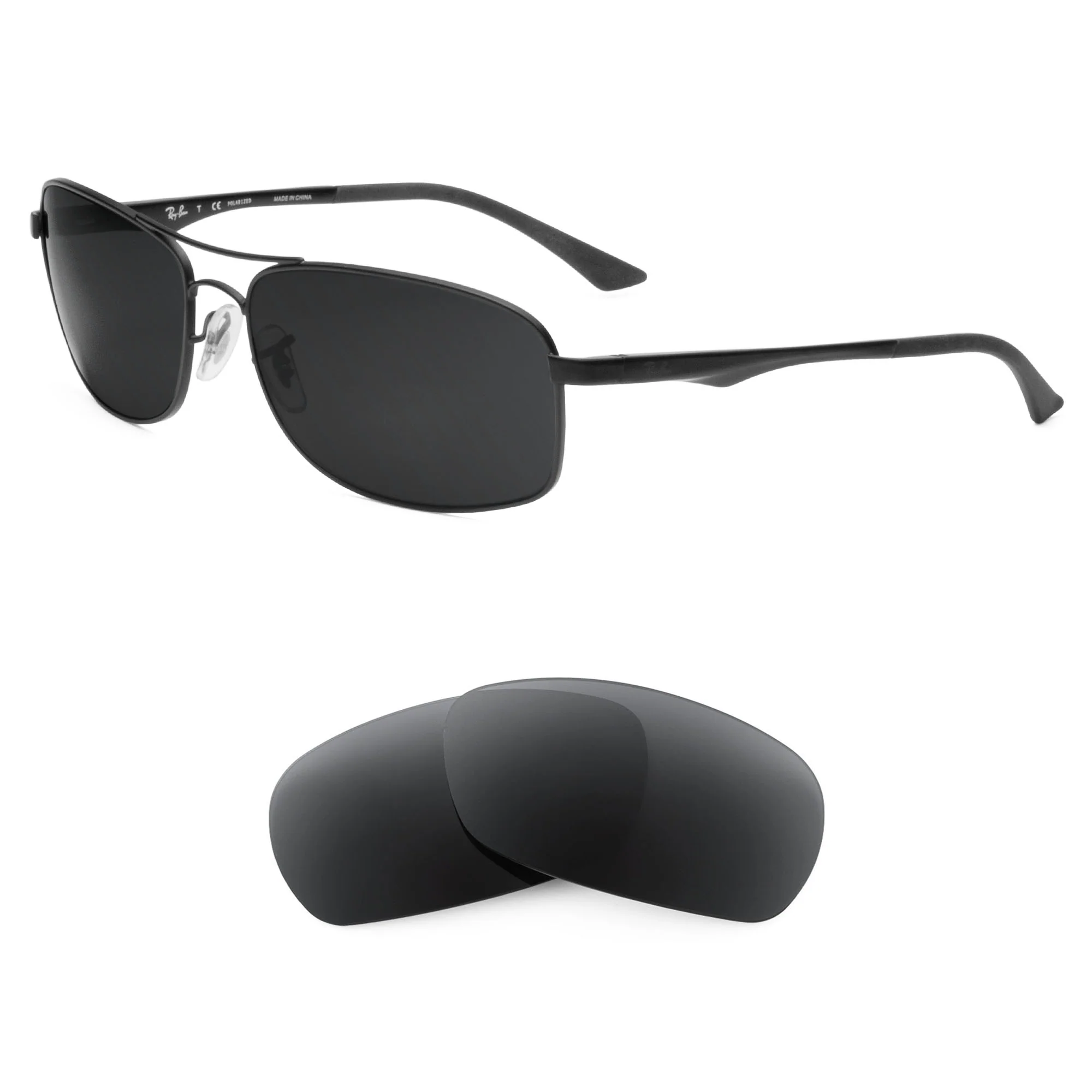 Revant Replacement Lenses for Ray-Ban RB3484 63mm