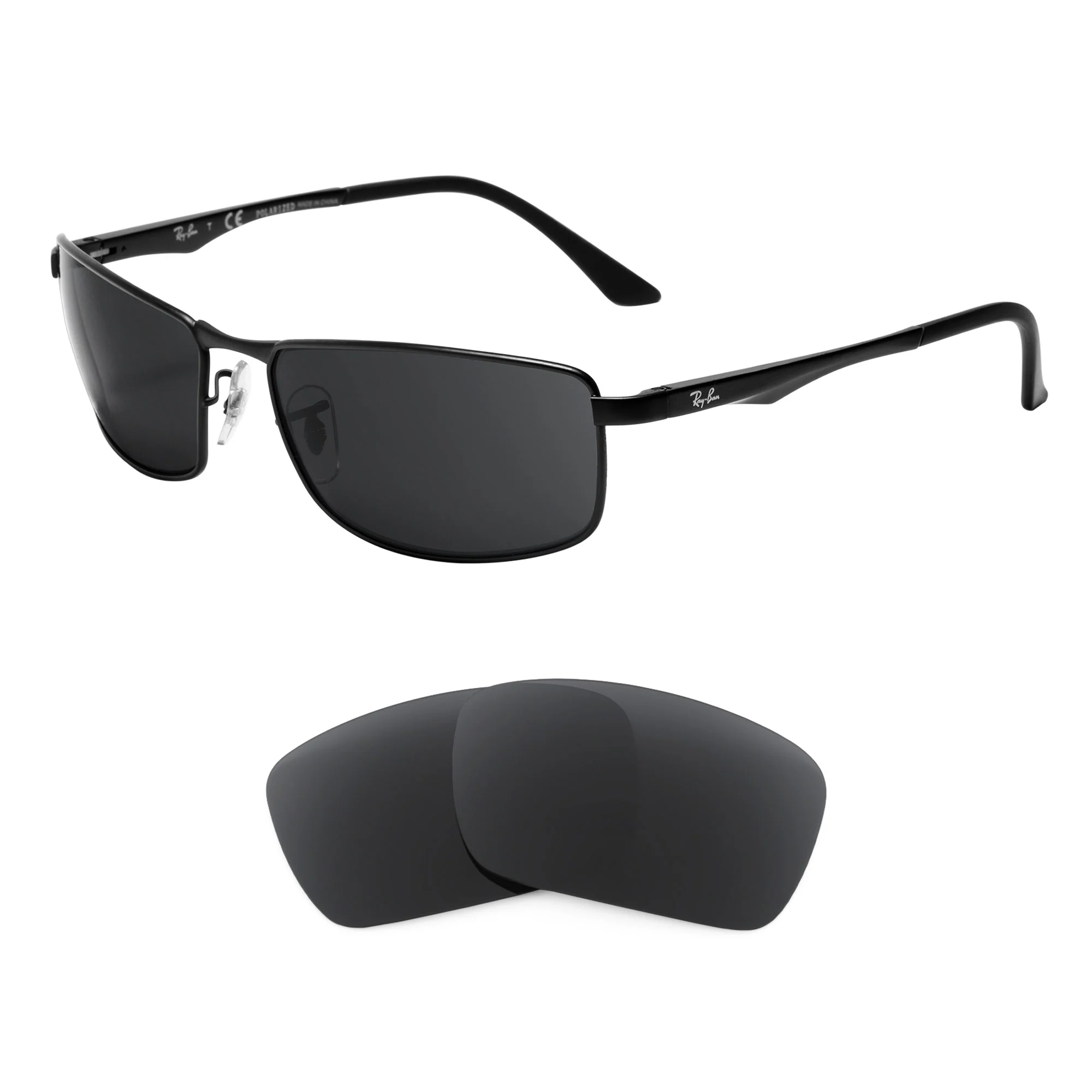 Revant Replacement Lenses for Ray-Ban RB3498 61mm