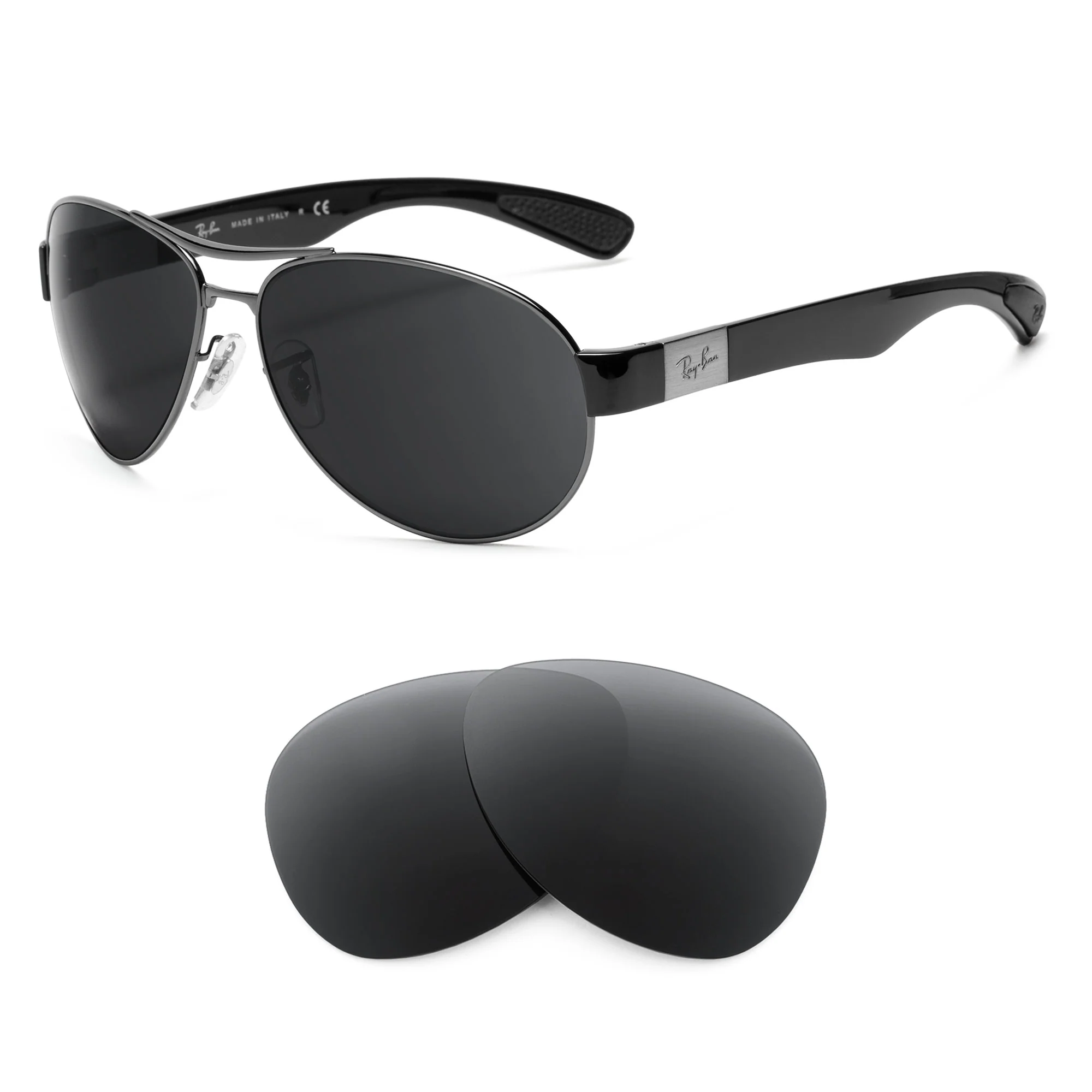Revant Replacement Lenses for Ray-Ban RB3509 63mm