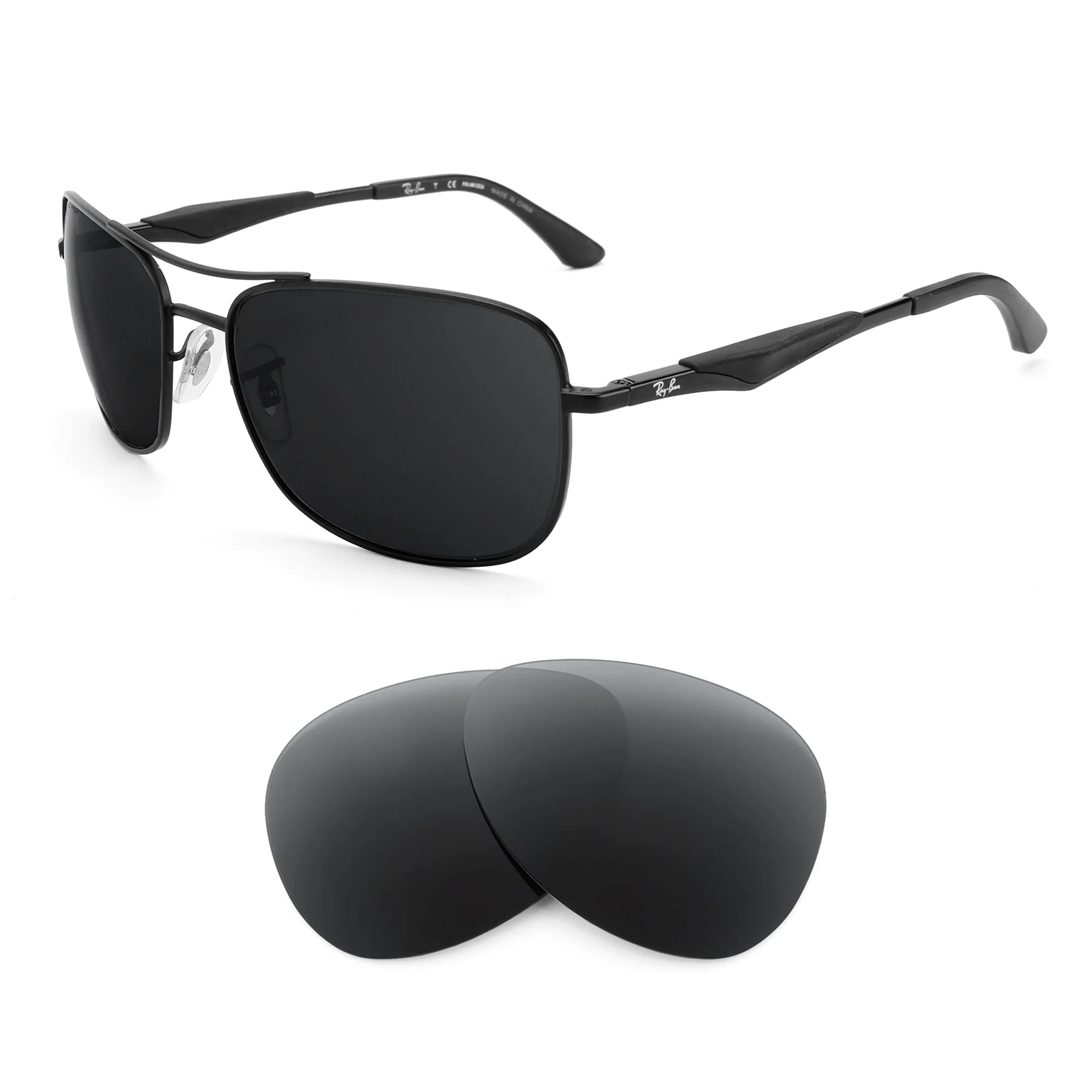 Revant Replacement Lenses for Ray-Ban RB3515 58mm