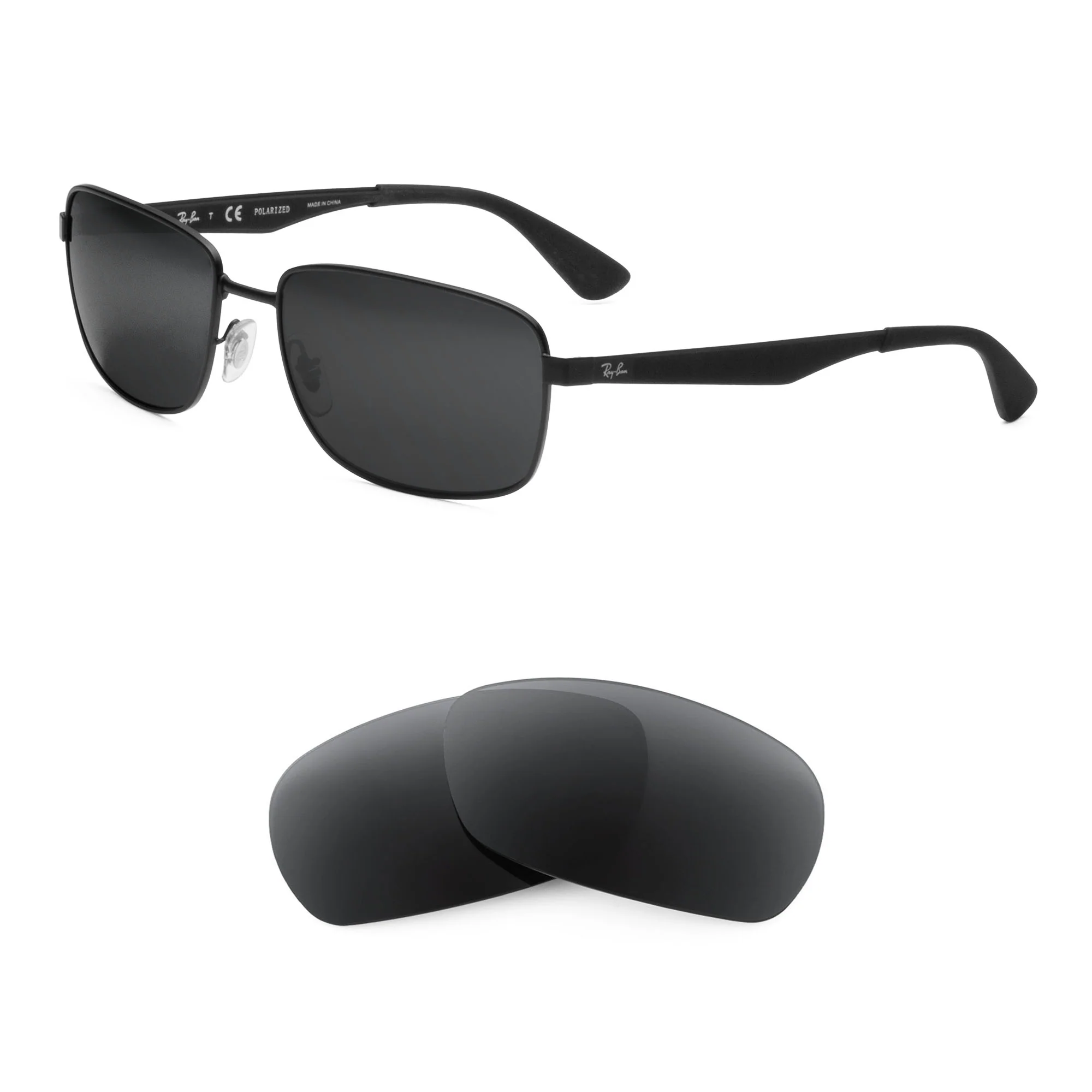 Revant Replacement Lenses for Ray-Ban RB3529 58mm