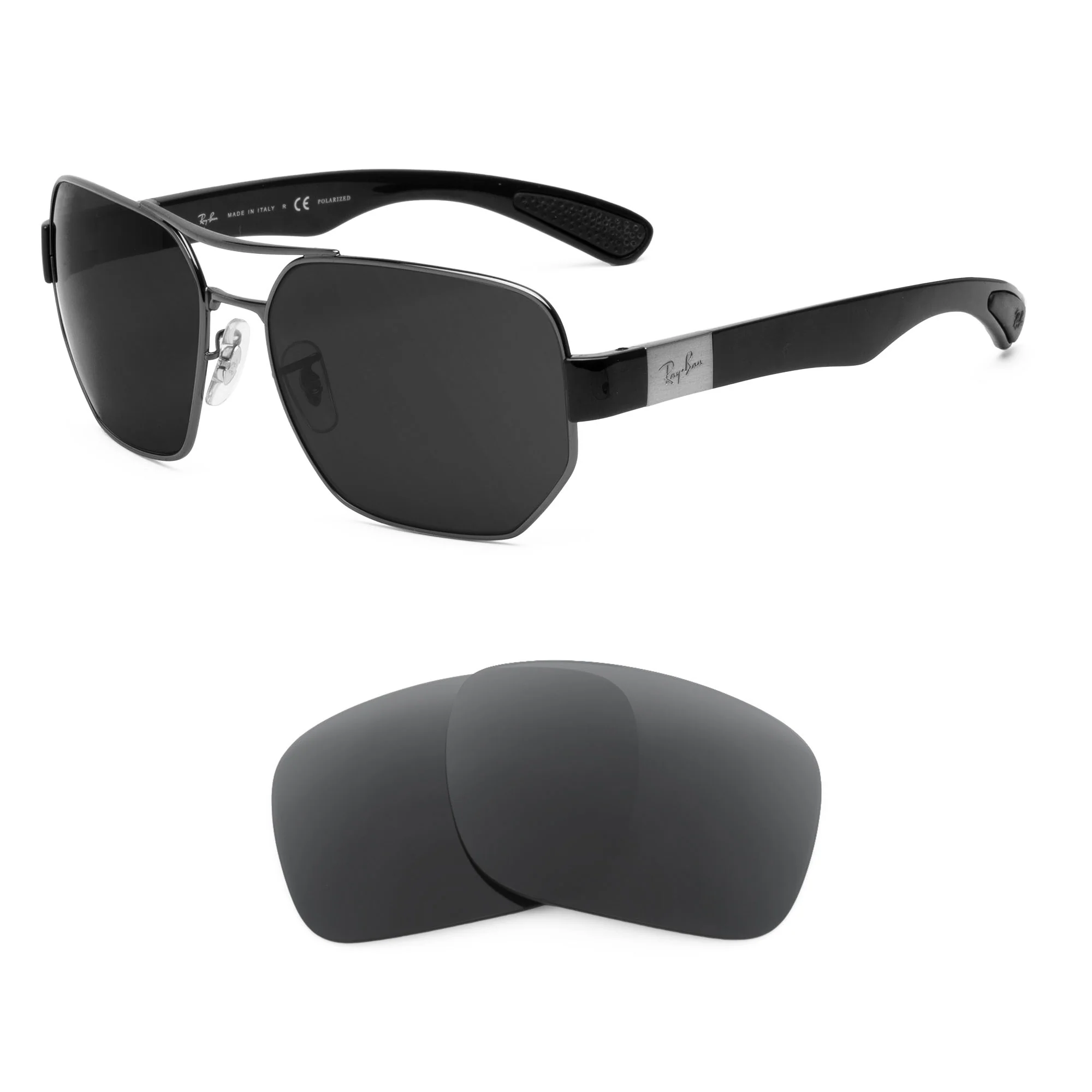 Revant Replacement Lenses for Ray-Ban RB3672 60mm