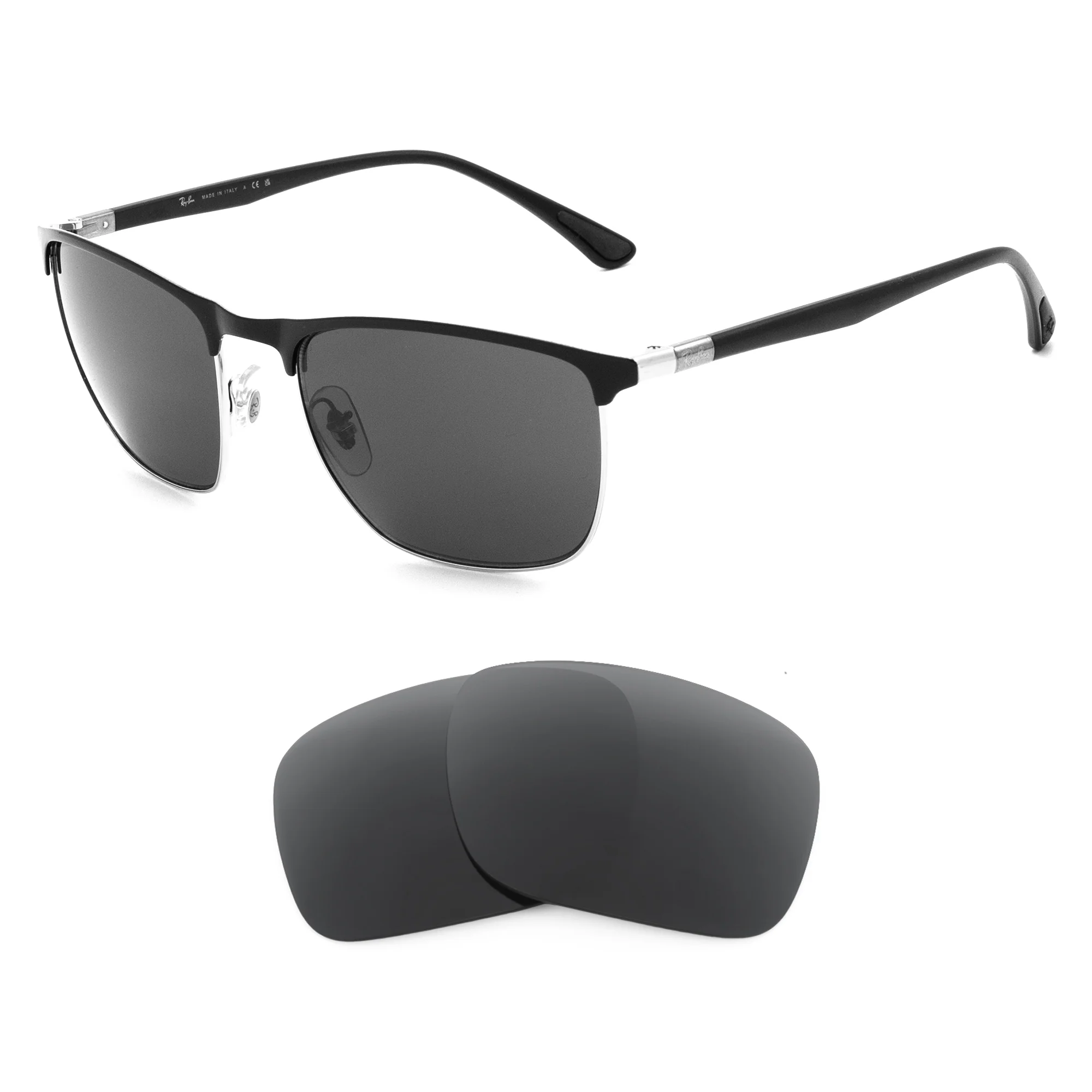 Revant Replacement Lenses for Ray-Ban RB3686 57mm