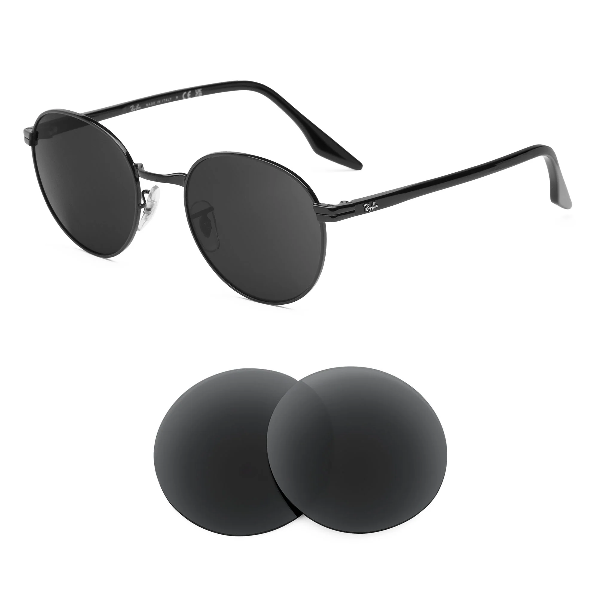 Revant Replacement Lenses for Ray-Ban RB3691 51mm