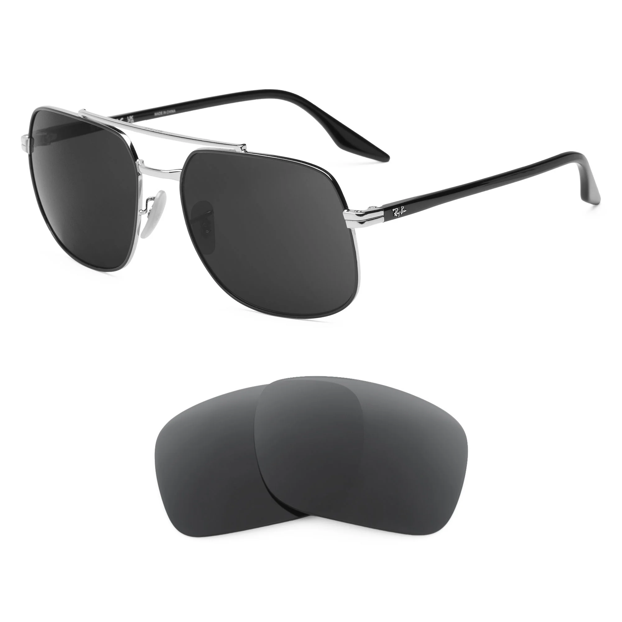 Revant Replacement Lenses for Ray-Ban RB3699 59mm