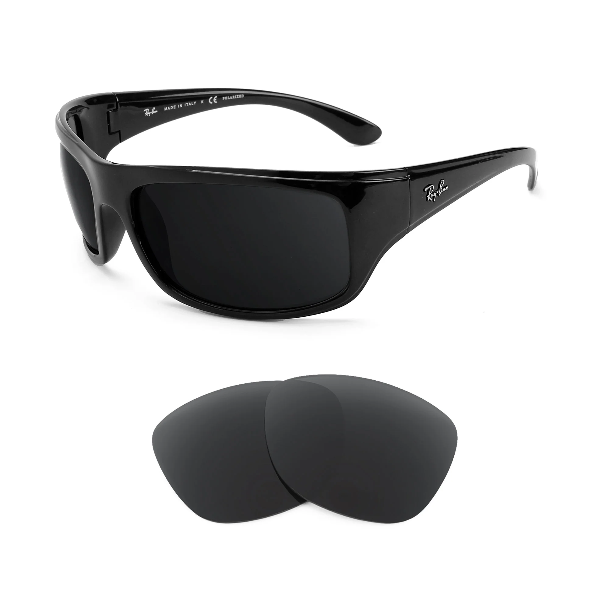 Revant Replacement Lenses for Ray-Ban RB4092 65mm