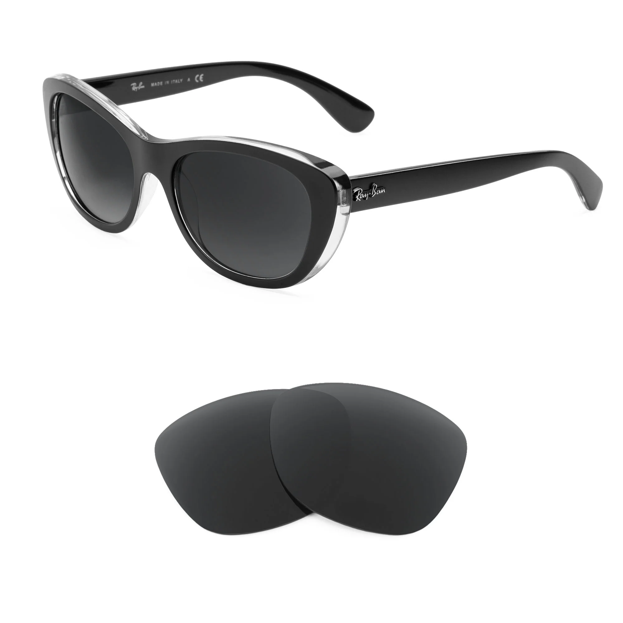 Revant Replacement Lenses for Ray-Ban RB4227 55mm