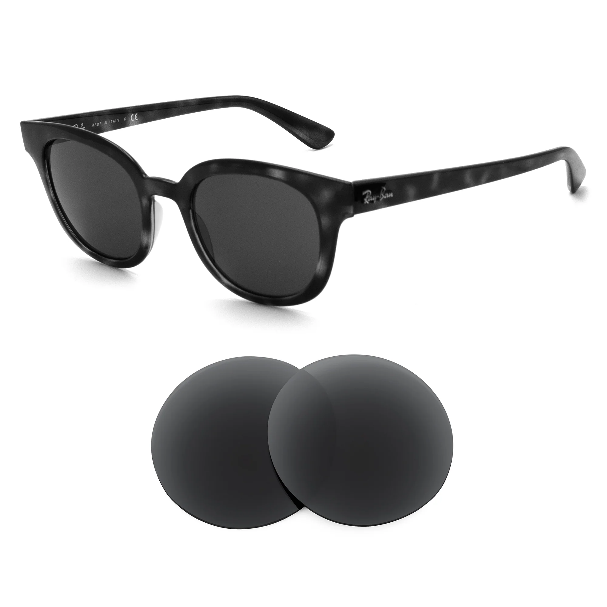 Revant Replacement Lenses for Ray-Ban RB4324 50mm