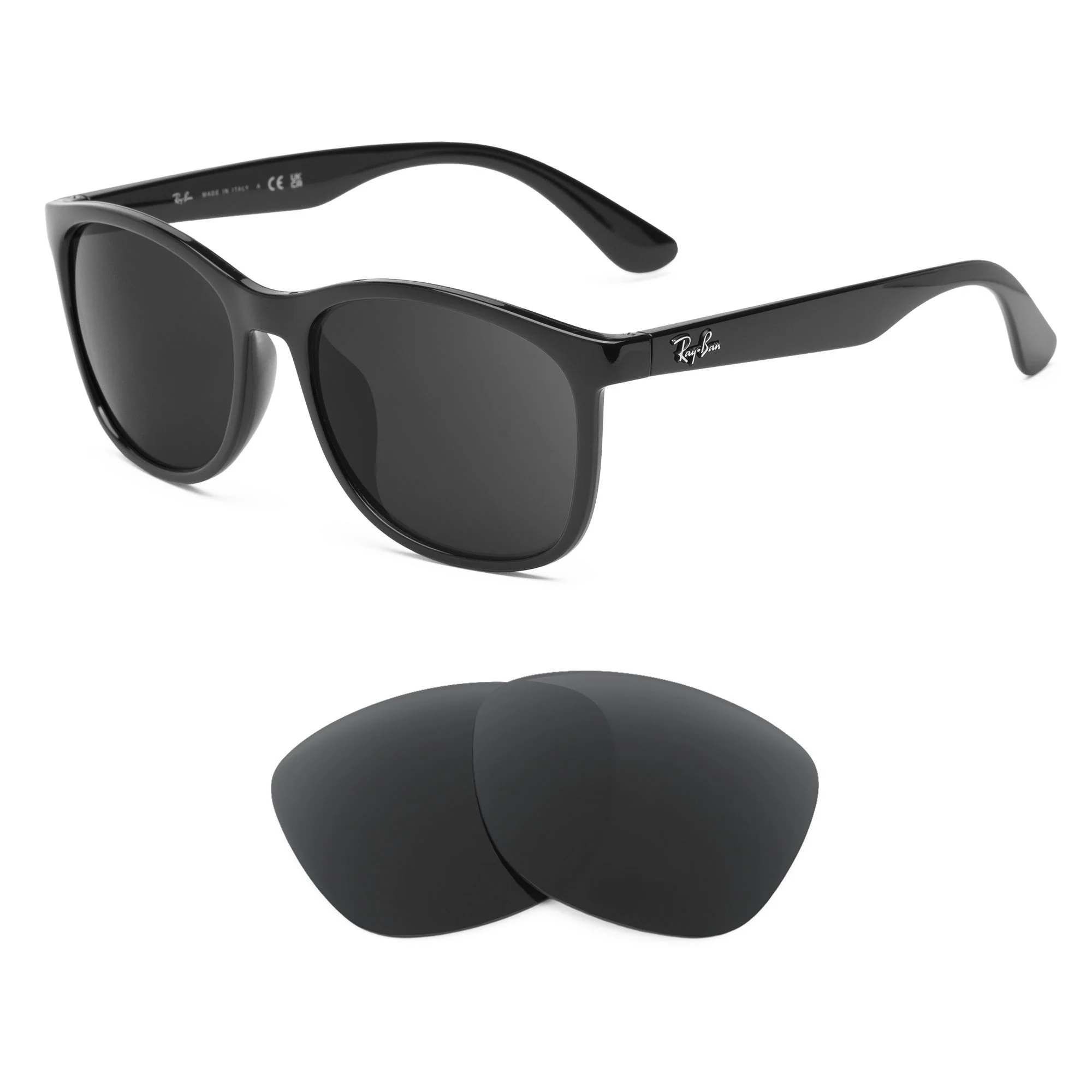Revant Replacement Lenses for Ray-Ban RB4374 58mm