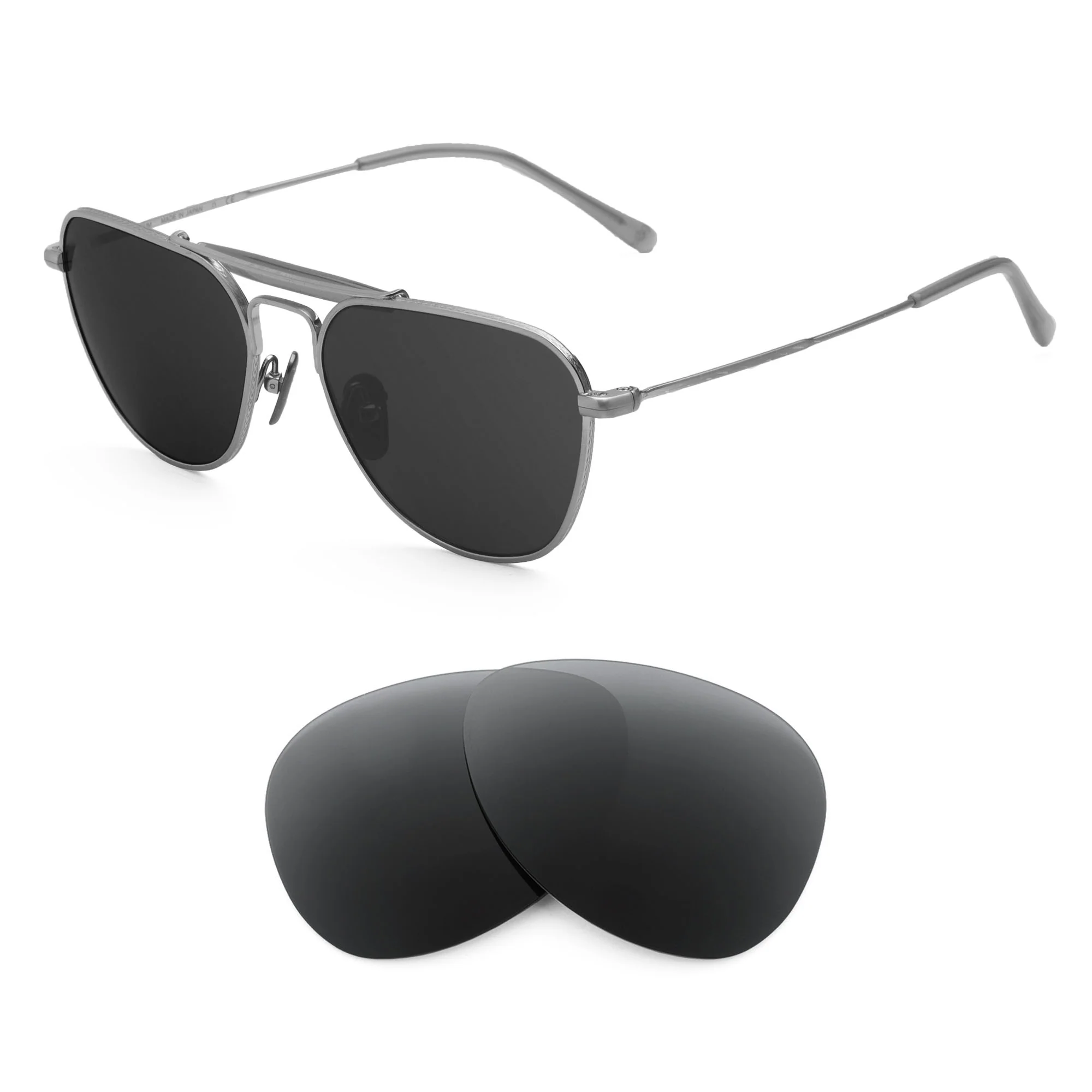 Revant Replacement Lenses for Ray-Ban RB8064 Titanium 53mm