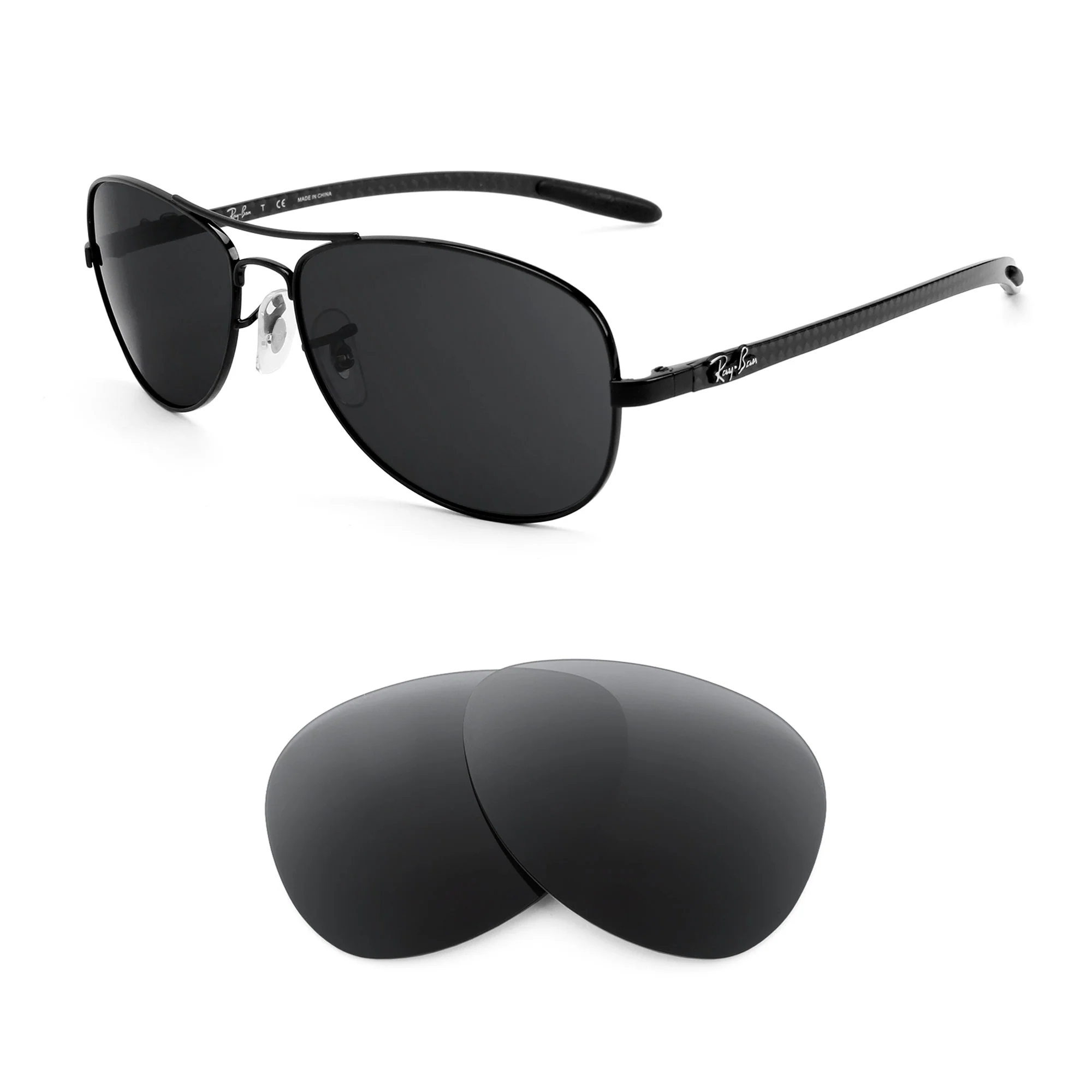 Revant Replacement Lenses for Ray-Ban RB8301 56mm