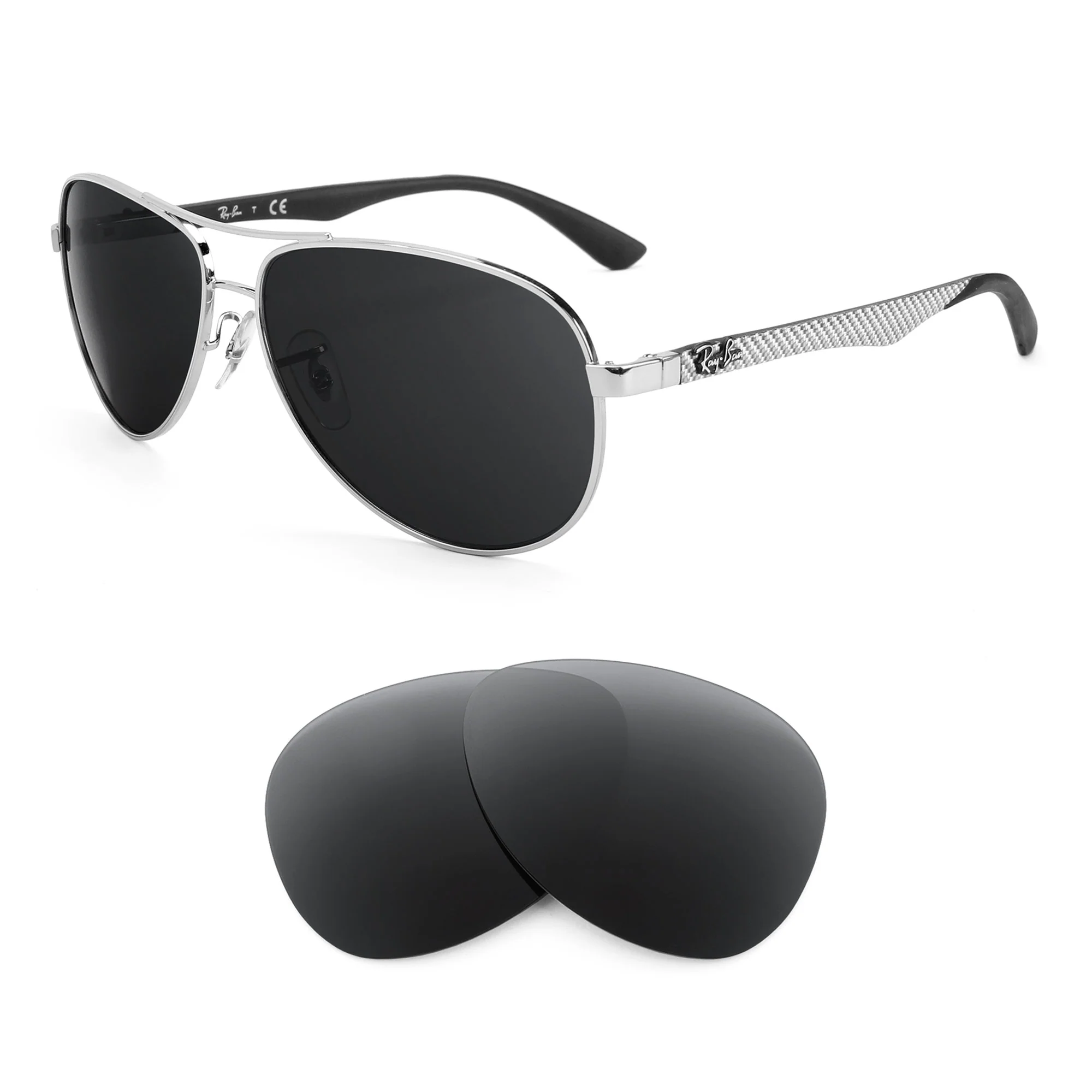 Revant Replacement Lenses for Ray-Ban RB8313 58mm