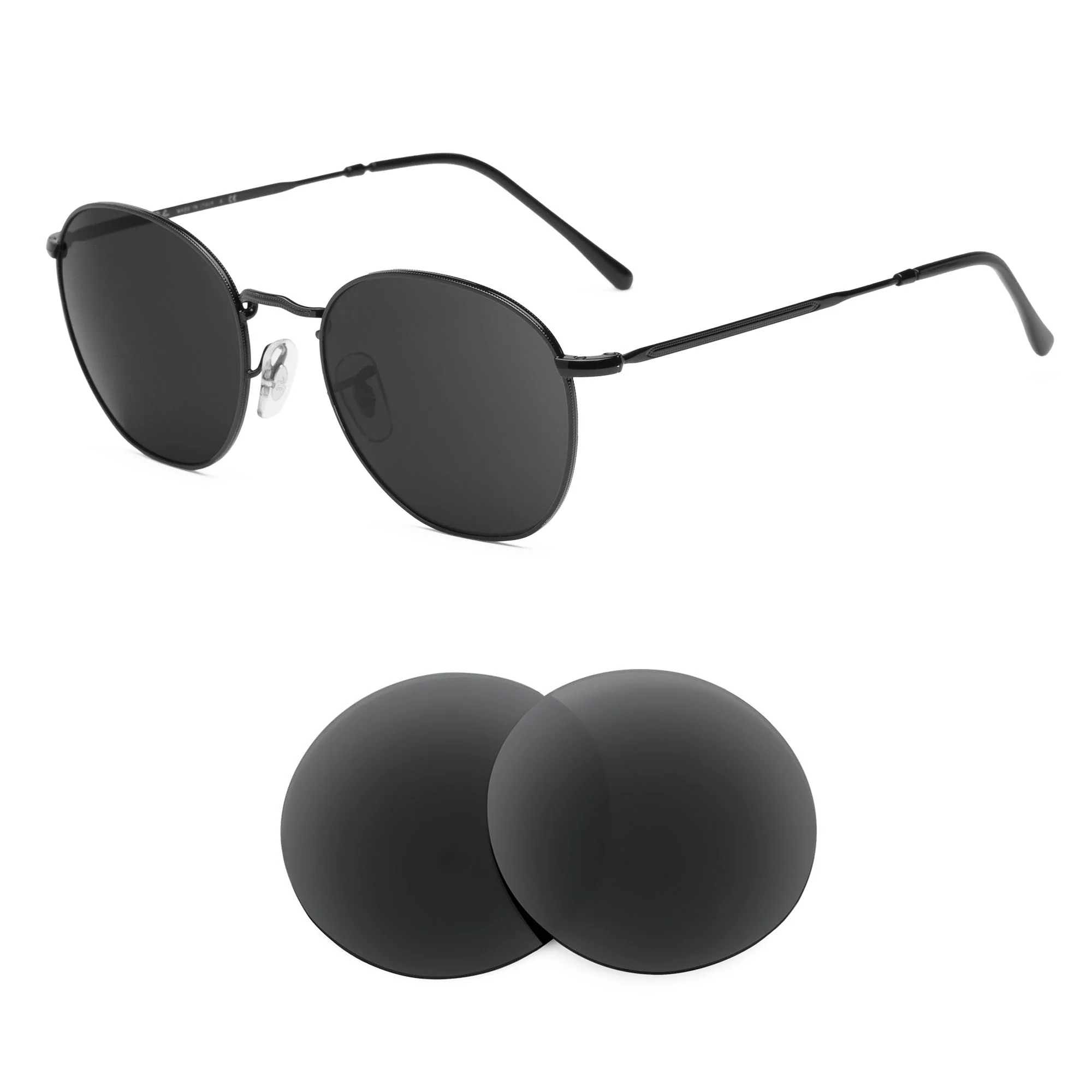 Revant Replacement Lenses for Ray-Ban Rob RB3772 54mm
