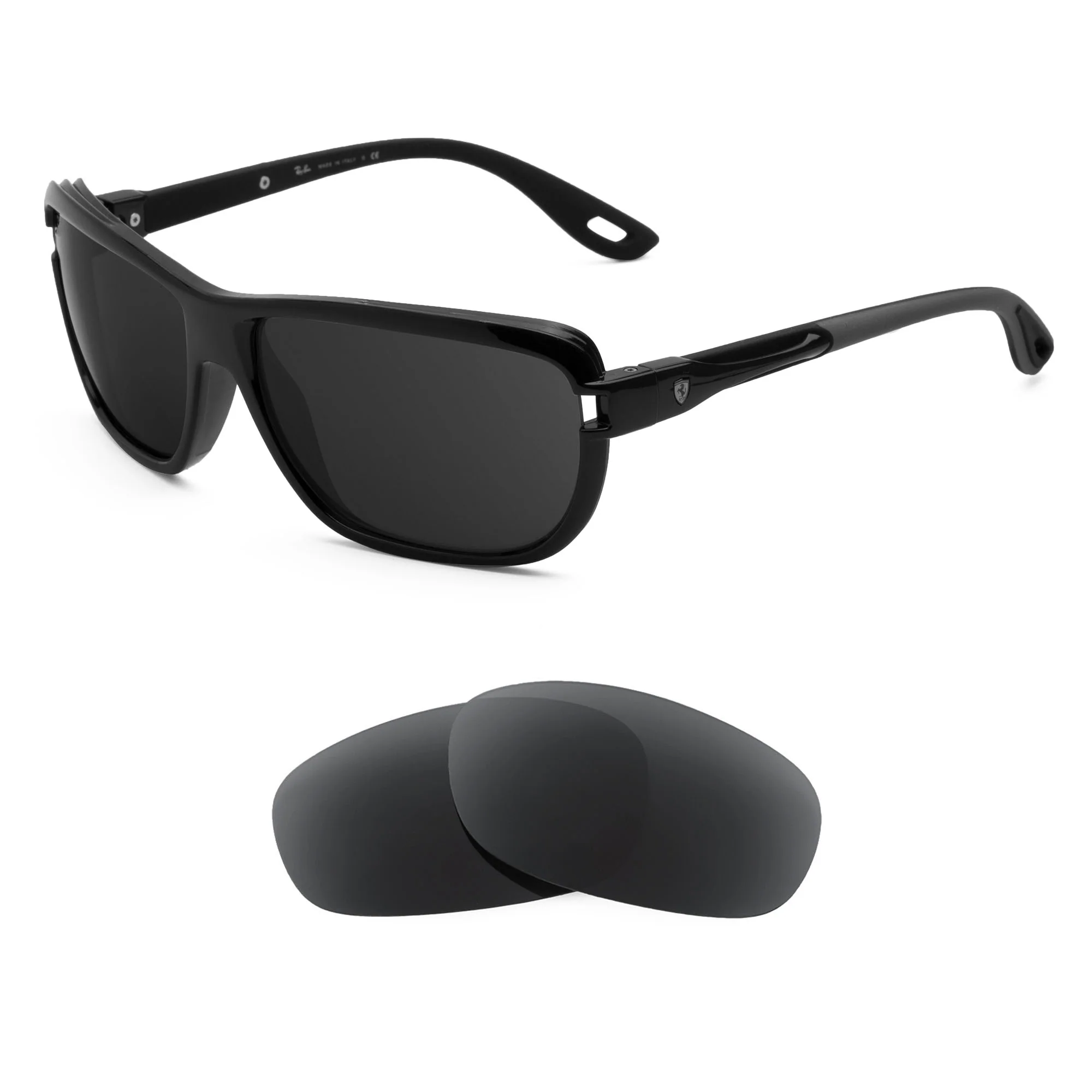 Revant Replacement Lenses for Ray-Ban Scuderia Ferrari Collection RB4365M 62MM
