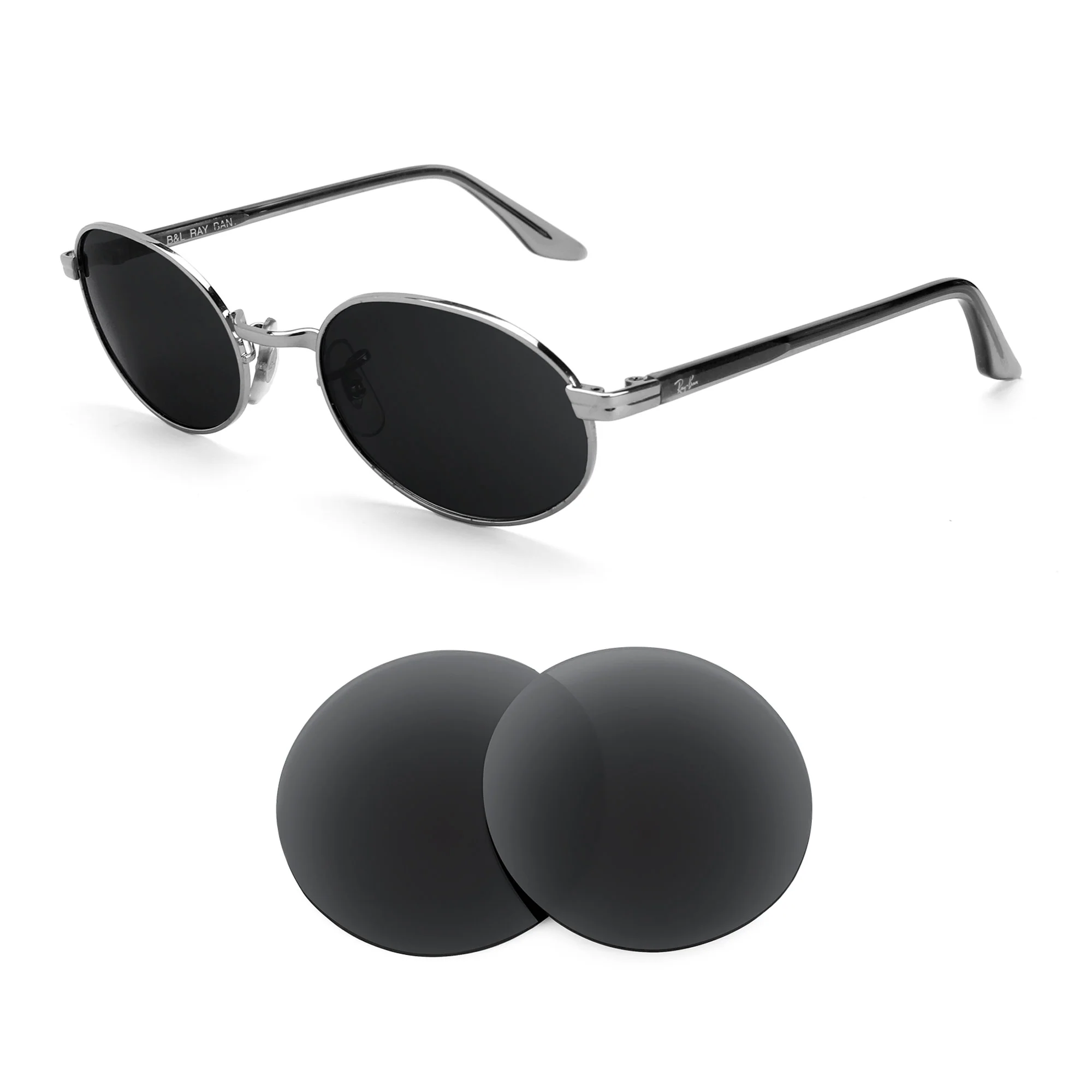 Revant Replacement Lenses for Ray-Ban Sidestreet W2319 (B&L) 50mm