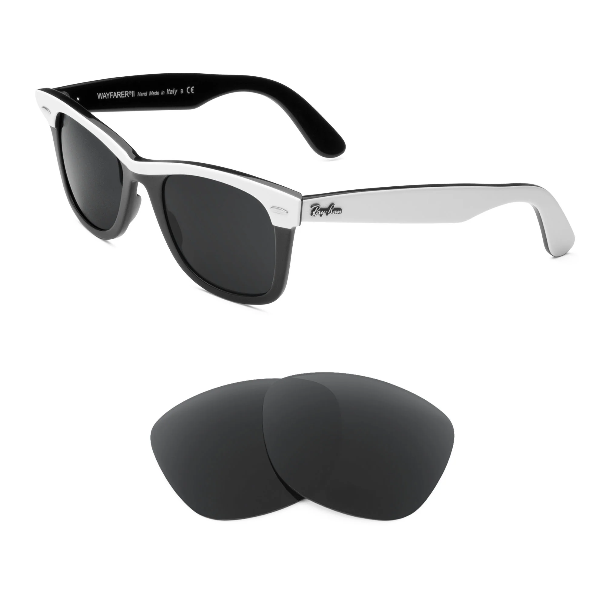 Revant Replacement Lenses for Ray-Ban Wayfarer II RB2143 50mm