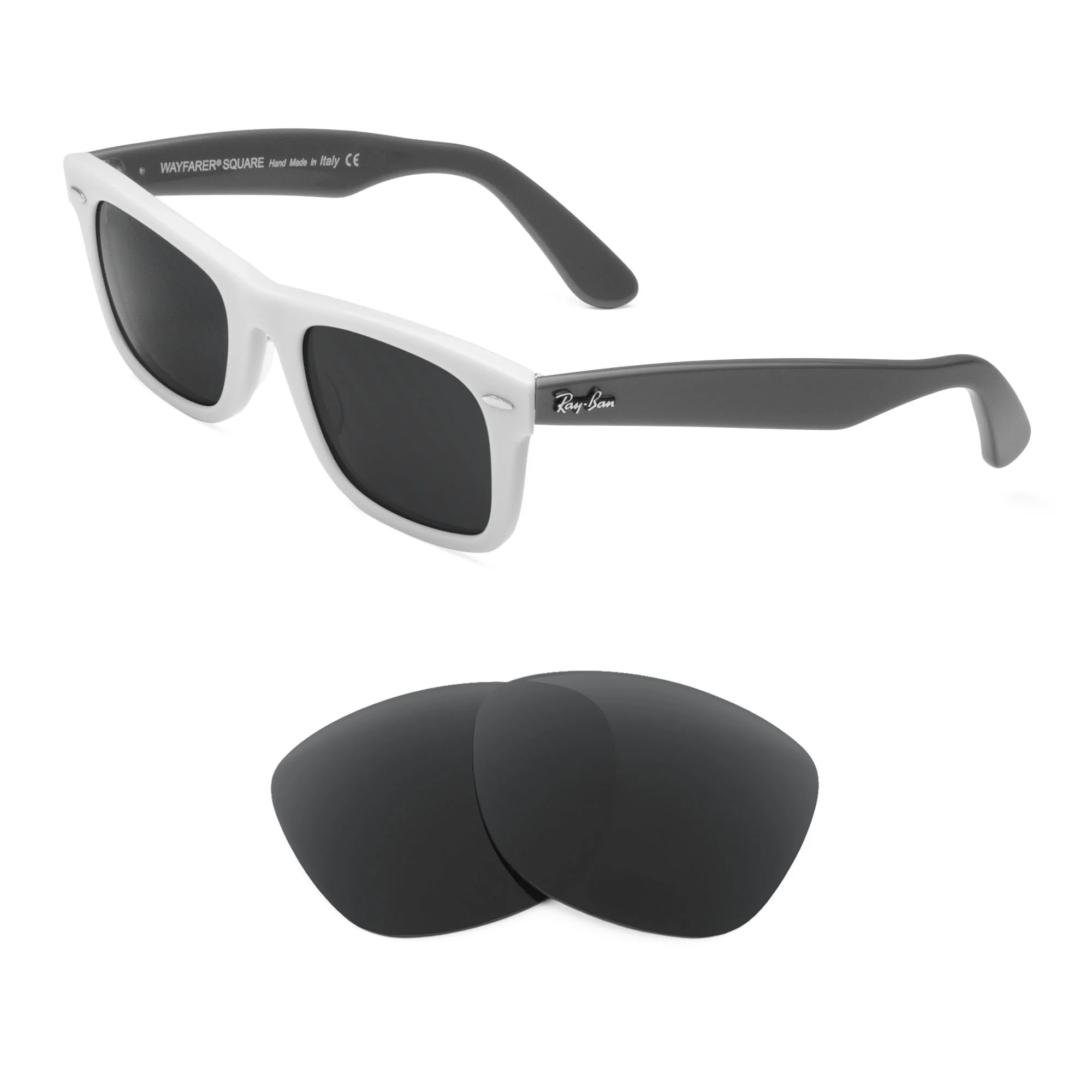 Revant Replacement Lenses for Ray-Ban Wayfarer Square RB2151 49mm
